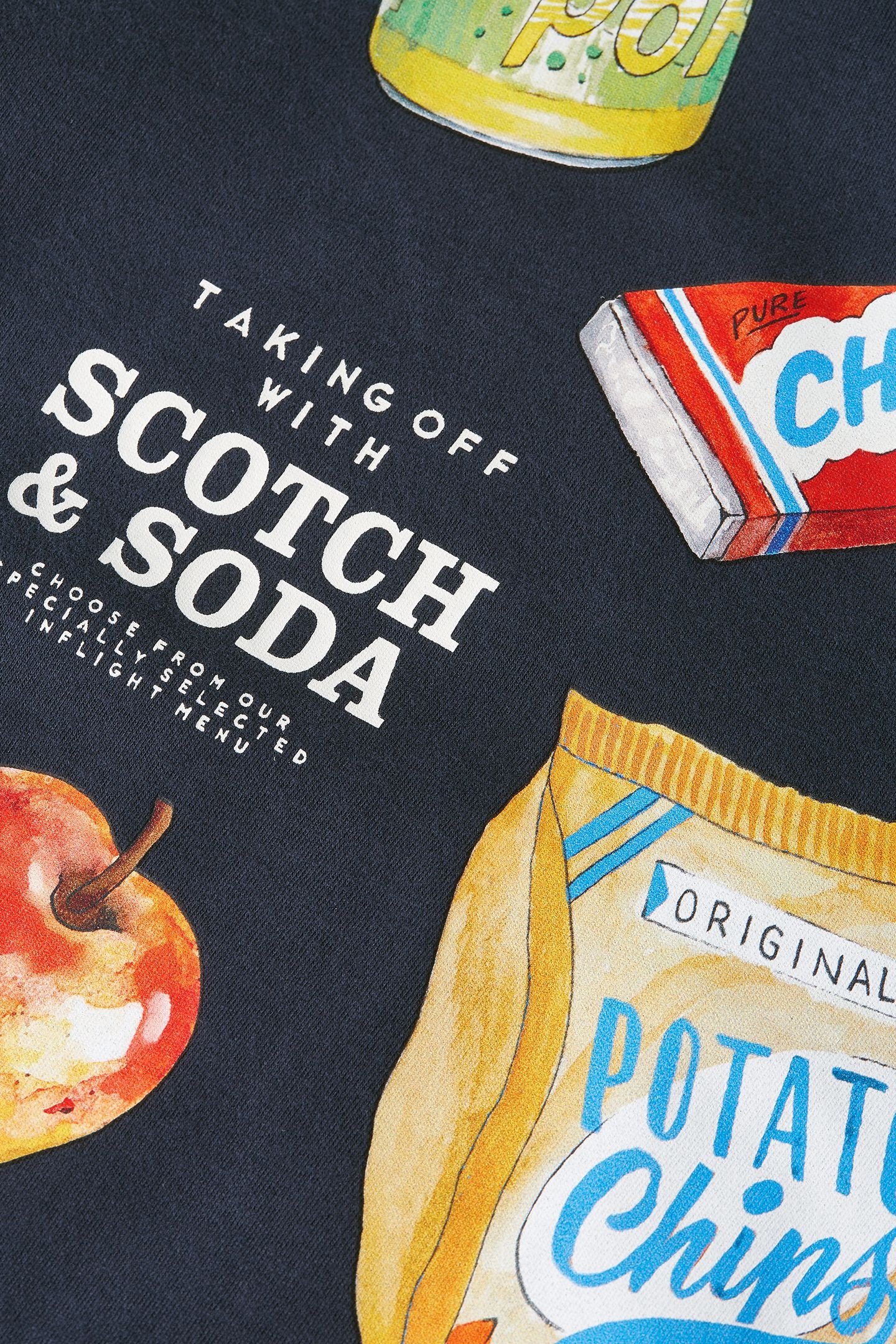 BOYS GRAPHIC FLEECE HOODIE BLACK/BLUE 3