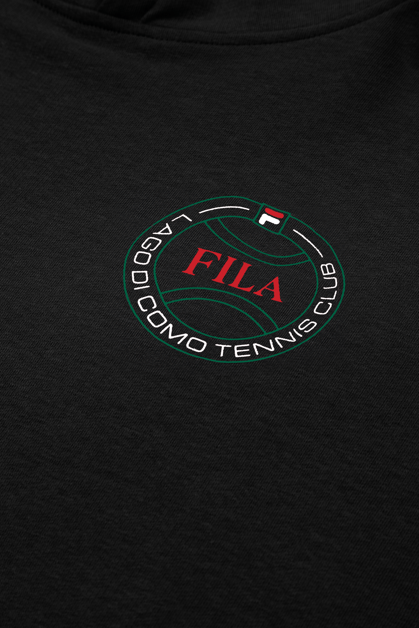 PARELLA RELAXED GRAPHIC HOODIE BLACK 7