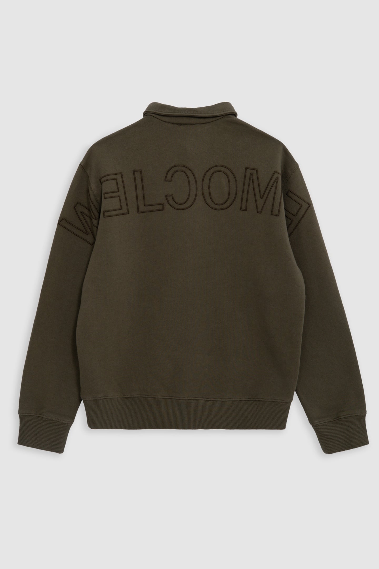 BOY'S KHAKI SWEATSHIRT WITH XL SLOGAN EMBROIDERED ON BACK 3