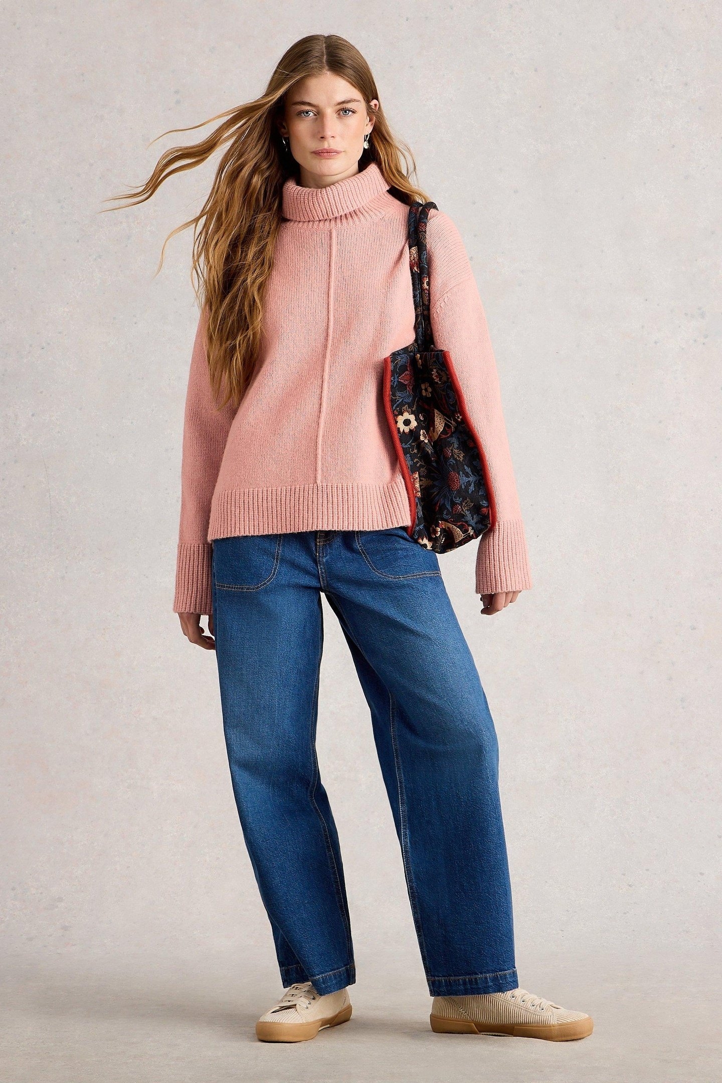 MARIANNE JUMPER DUSTY PINK 1