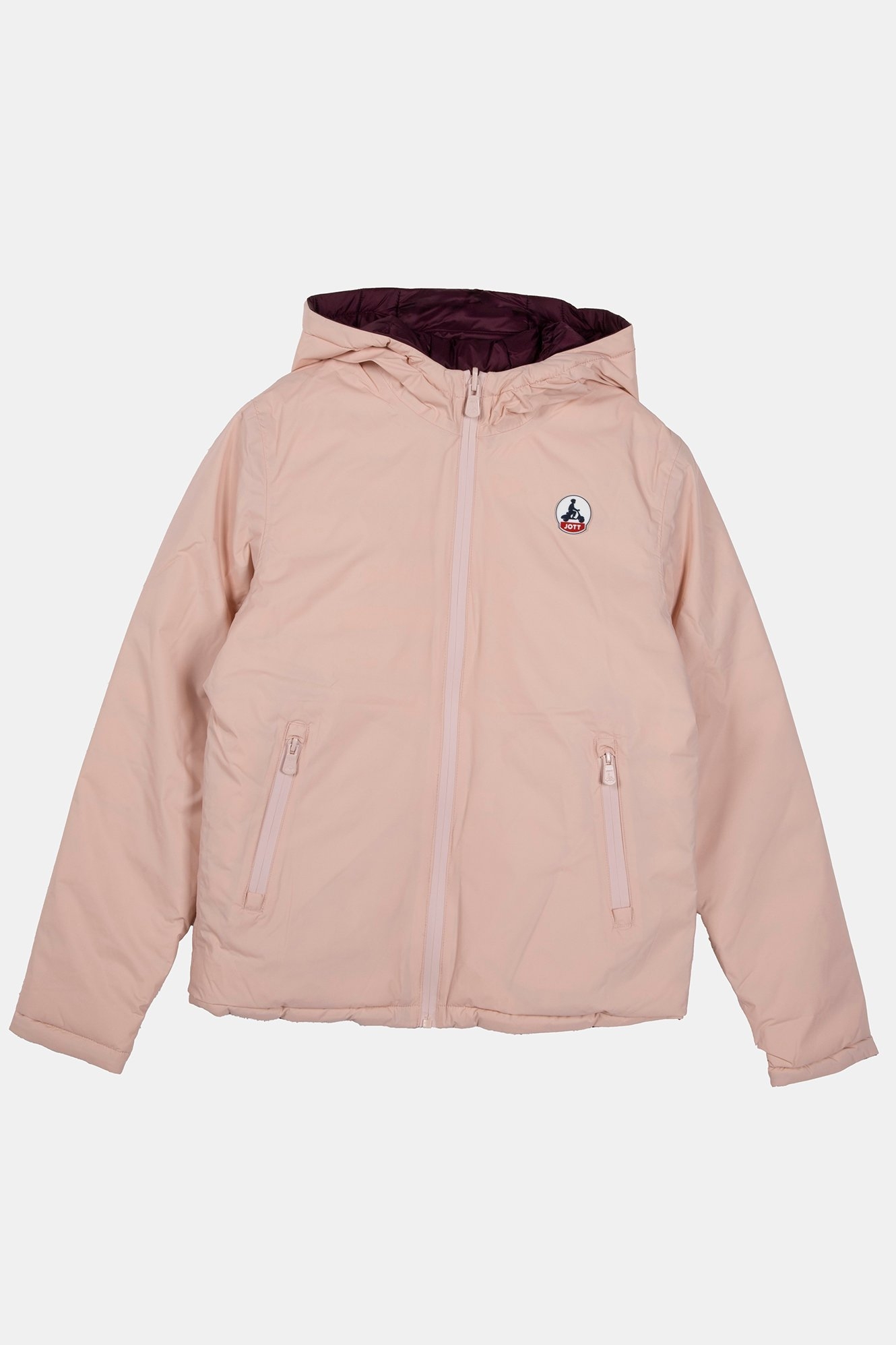 ZURICH JACKET ROSE PALE / AUBERGINE 2