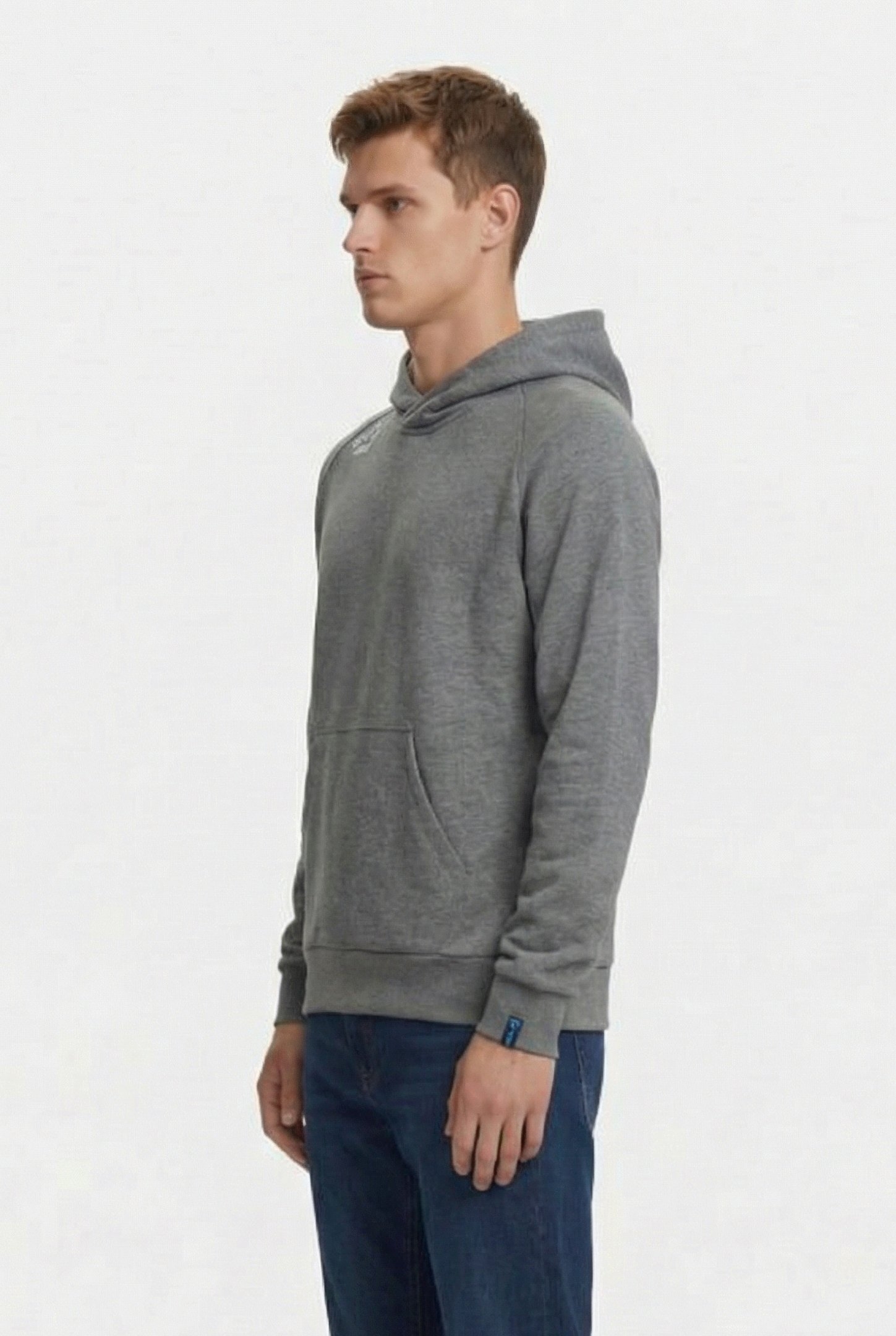 UNISEX TE HOODY SWEAT DARK GREY MELANGE 6