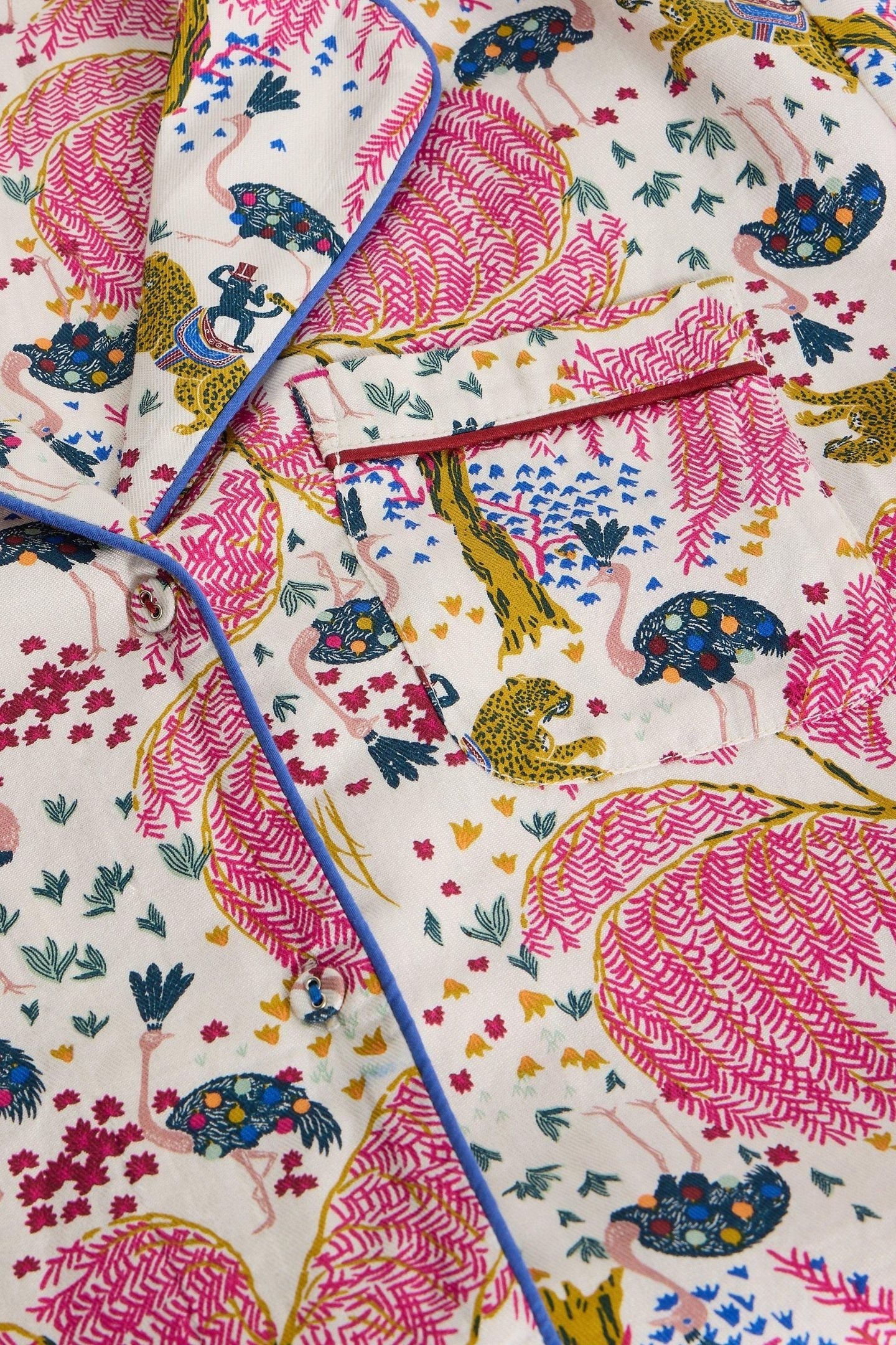 NINA ORGANIC PJ SHIRT NATURAL PRINT 4