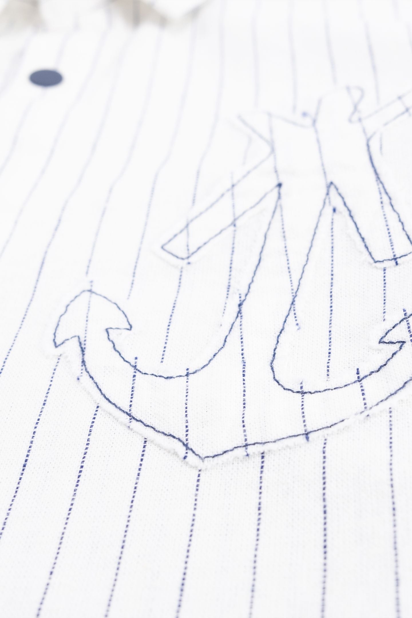 CREAM SHIRT WITH MAXI ANCHOR STRIPES 7