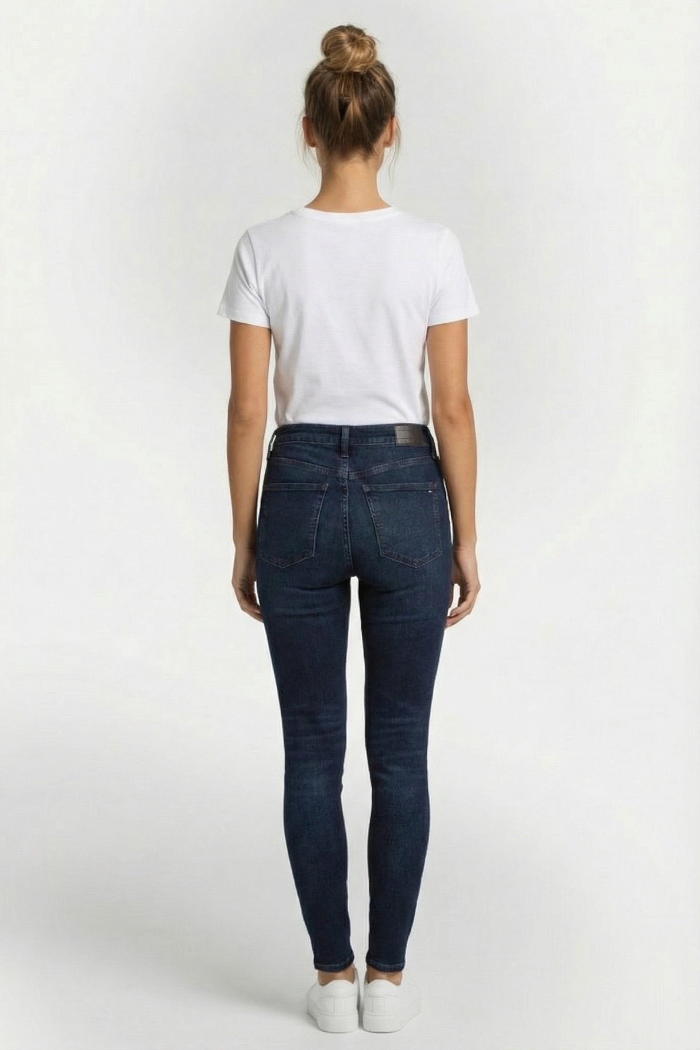 SYLVIA SKINNY JEANS DENIM BLUE BLACK 2