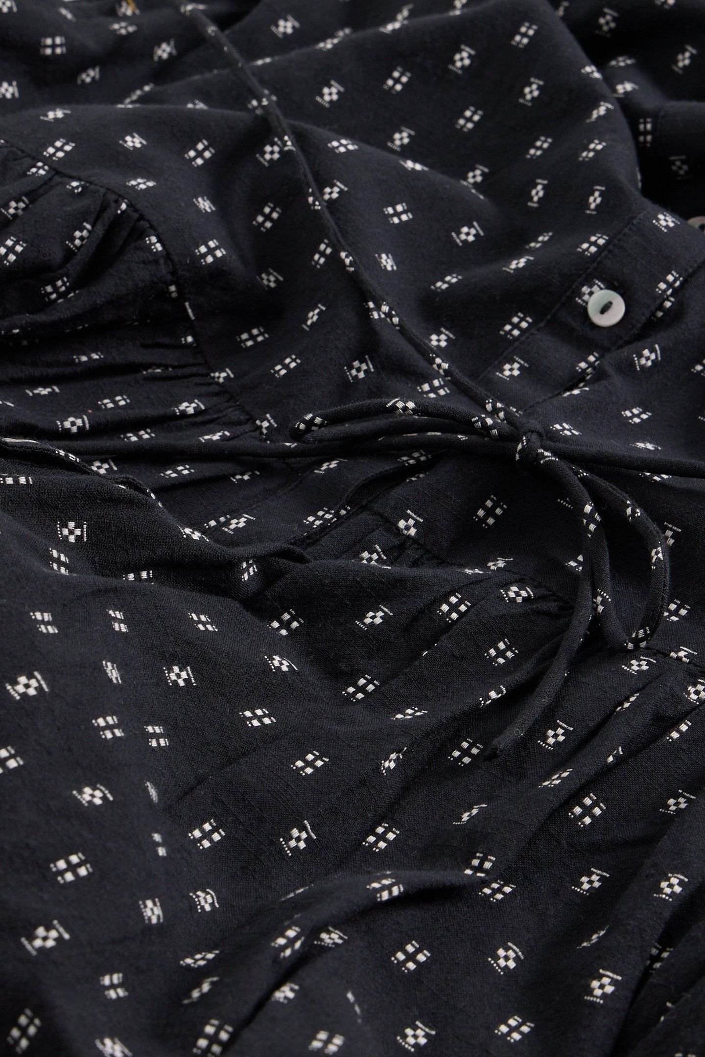 GINA MIDI DRESS BLACK MULTI 5