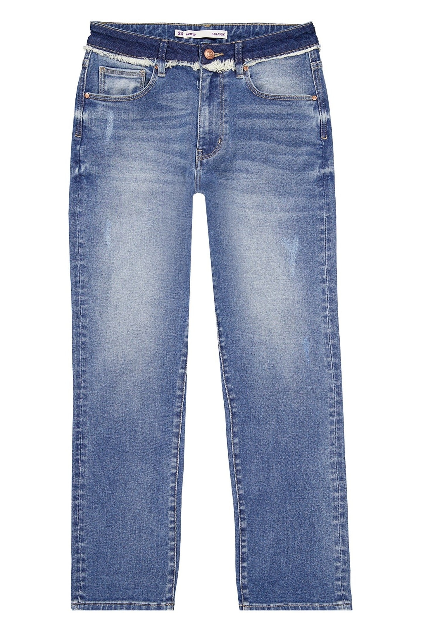DAWN STRAIGHT JEANS MID BLUE STONE 1