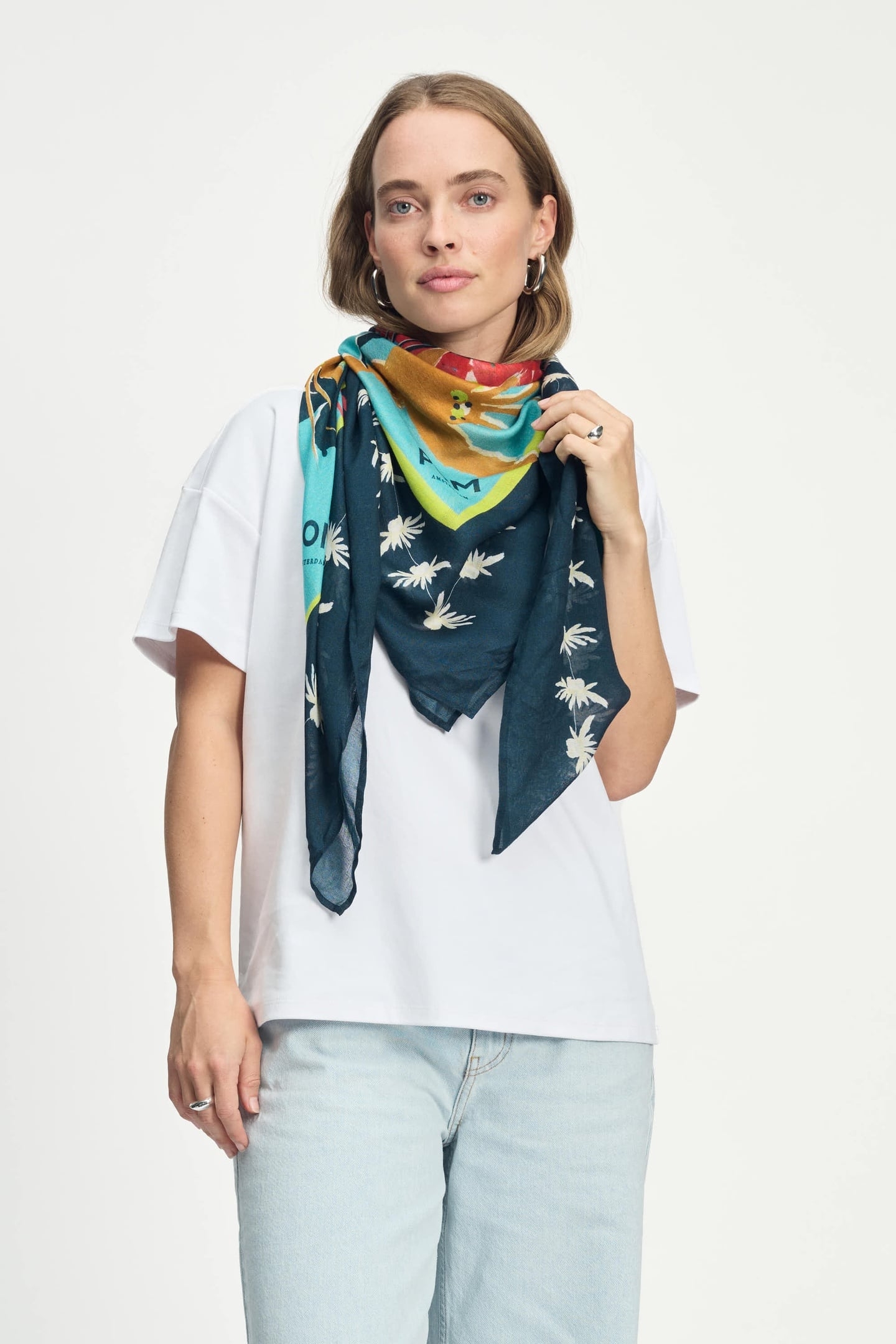 SHAWL - ARTISAN PARTY BLUE 2