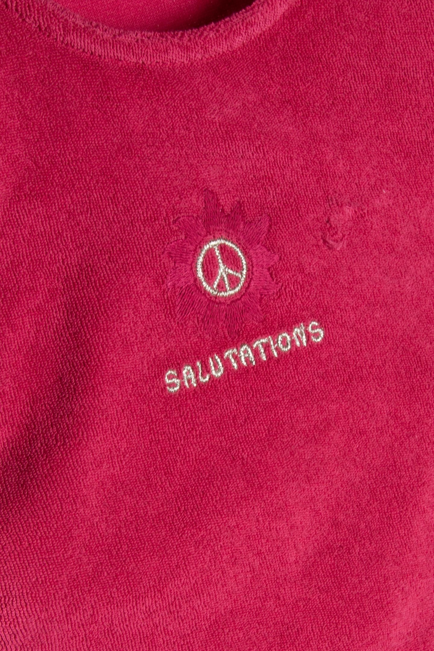 PINK TERRYCLOTH SHORTS AND T-SHIRT SET 3