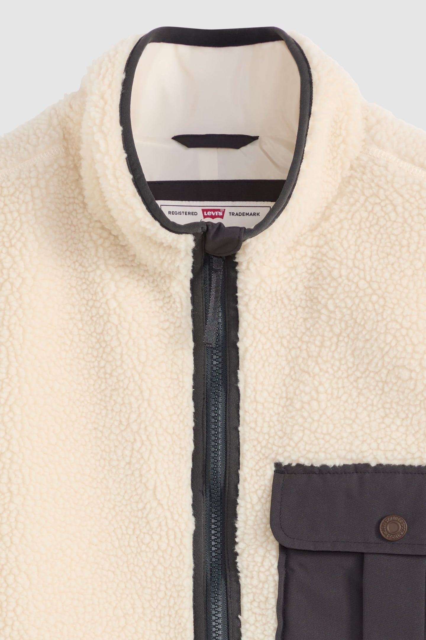 JOONIE SHERPA VEST OATMEAL 6