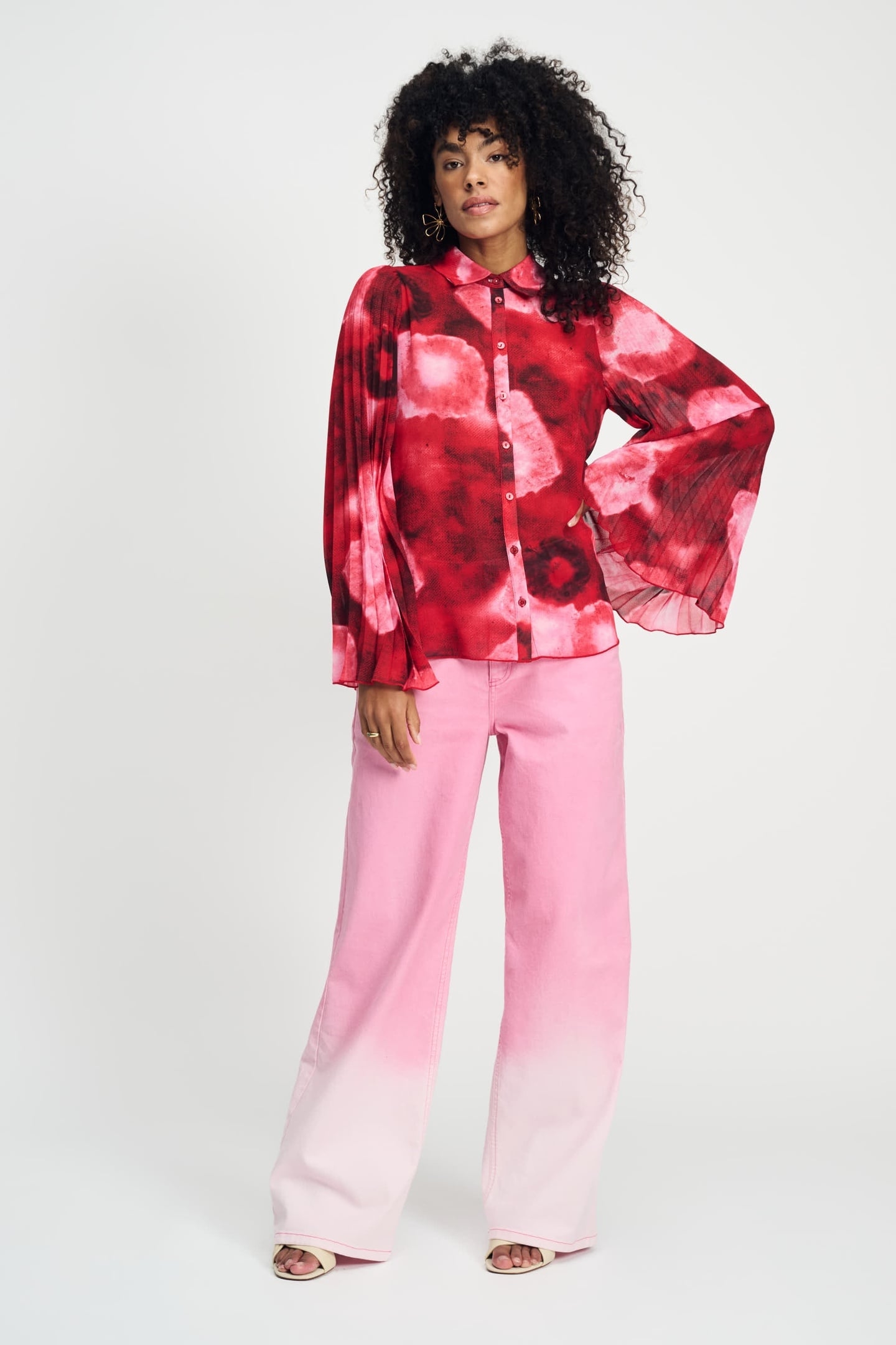 BLOUSE - SUMMER BLISS RED 2