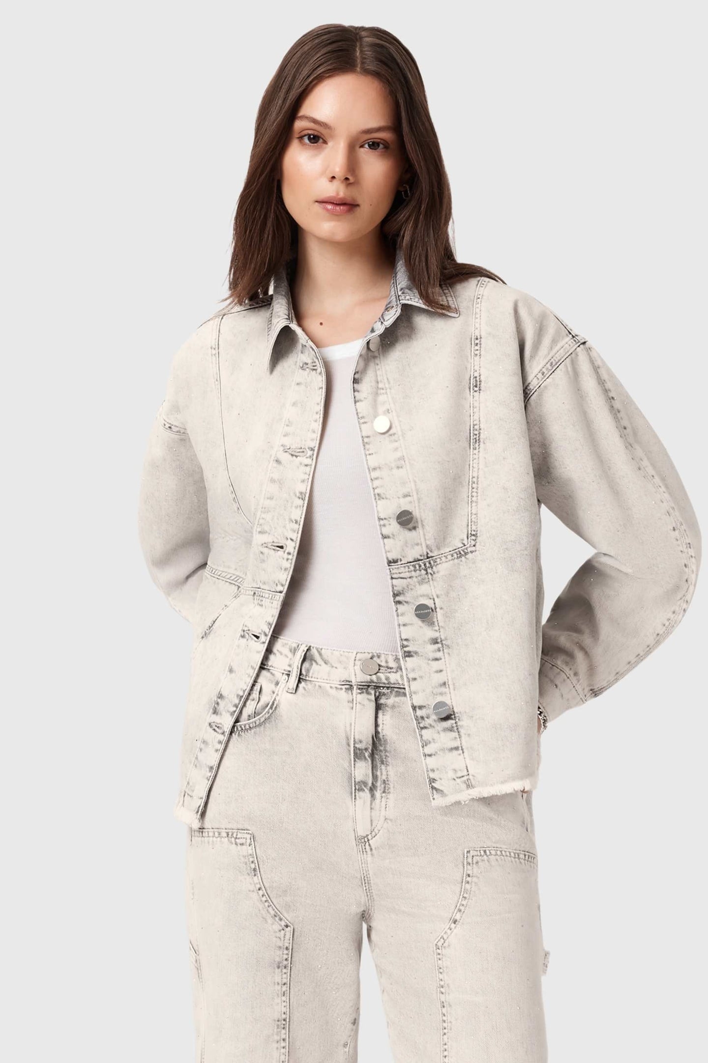 HETTIE XTAL SHACKET SNOW GREY 1