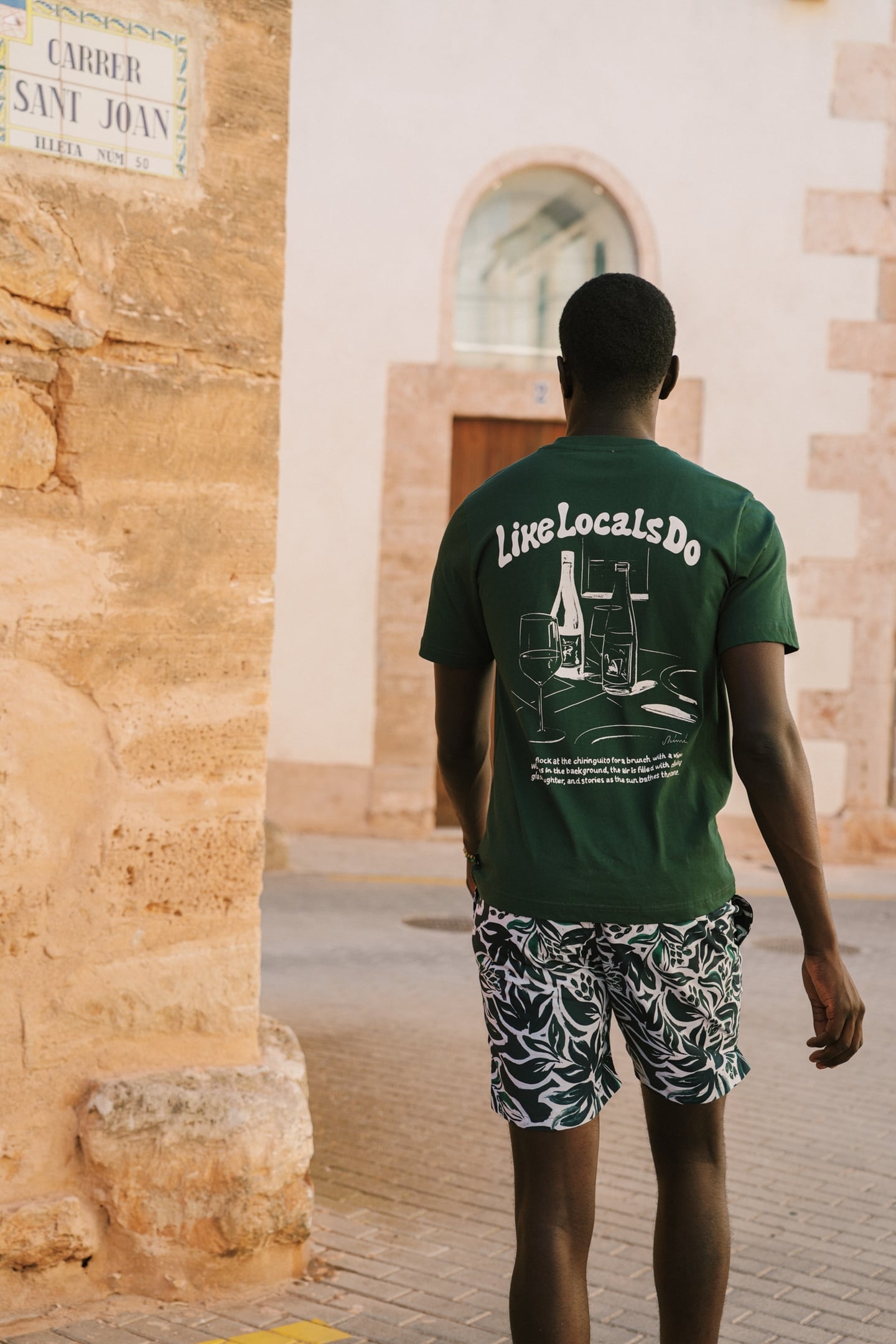 LIAM REGULAR T-SHIRT LIKE LOCALS DO GREEN LEAF 5