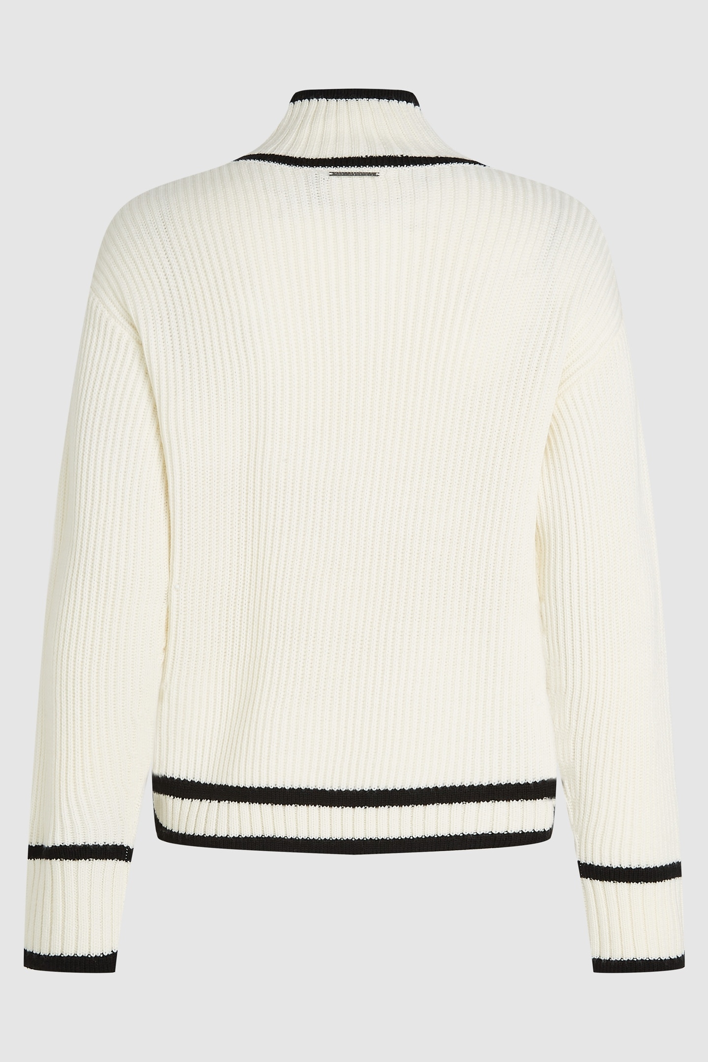 WHITE SOUTACHE AUTOGRAPH KNIT 5