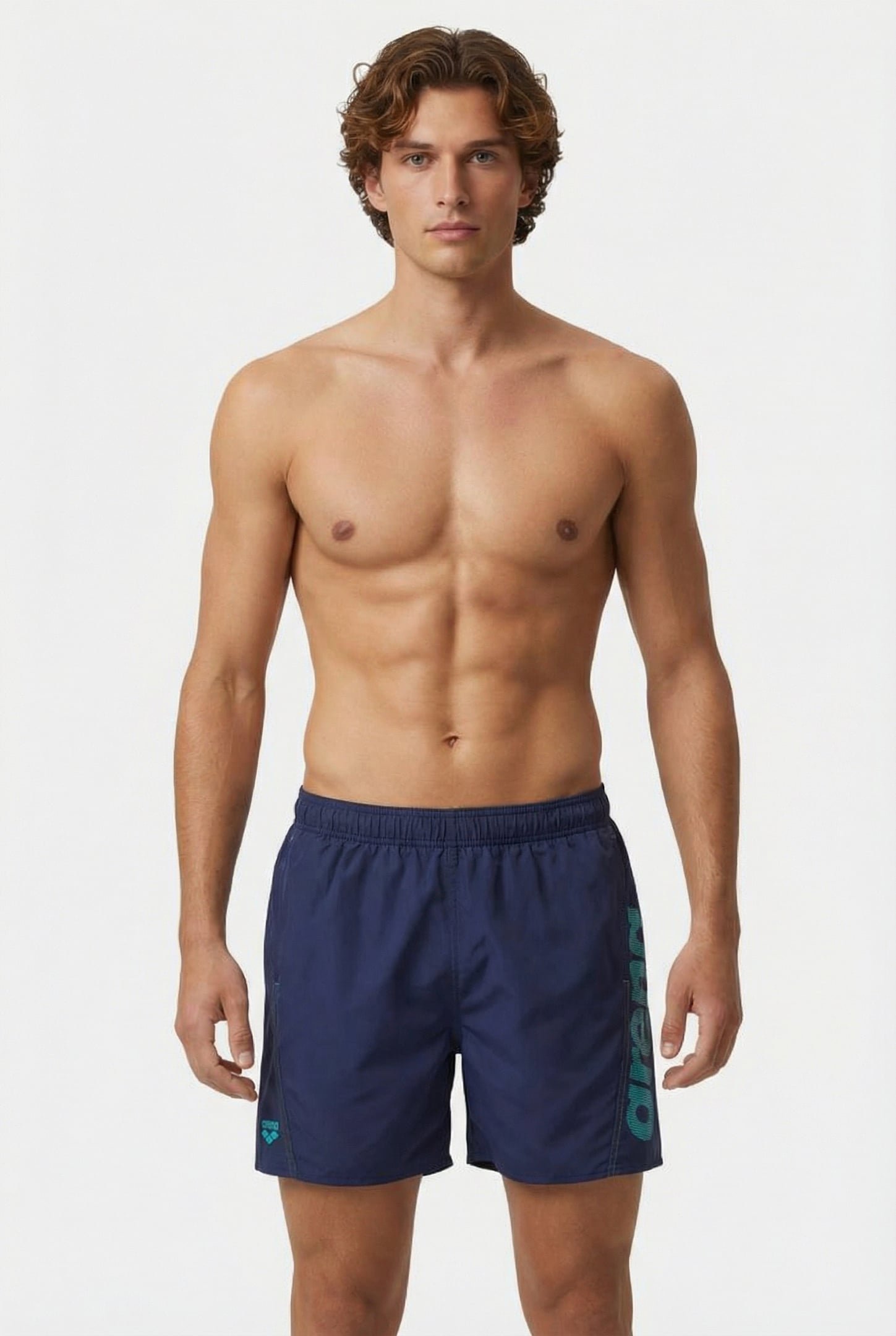 FUNDAMENTALS ARENA LOGO BOXER R NAVY-TURQUOISE 1