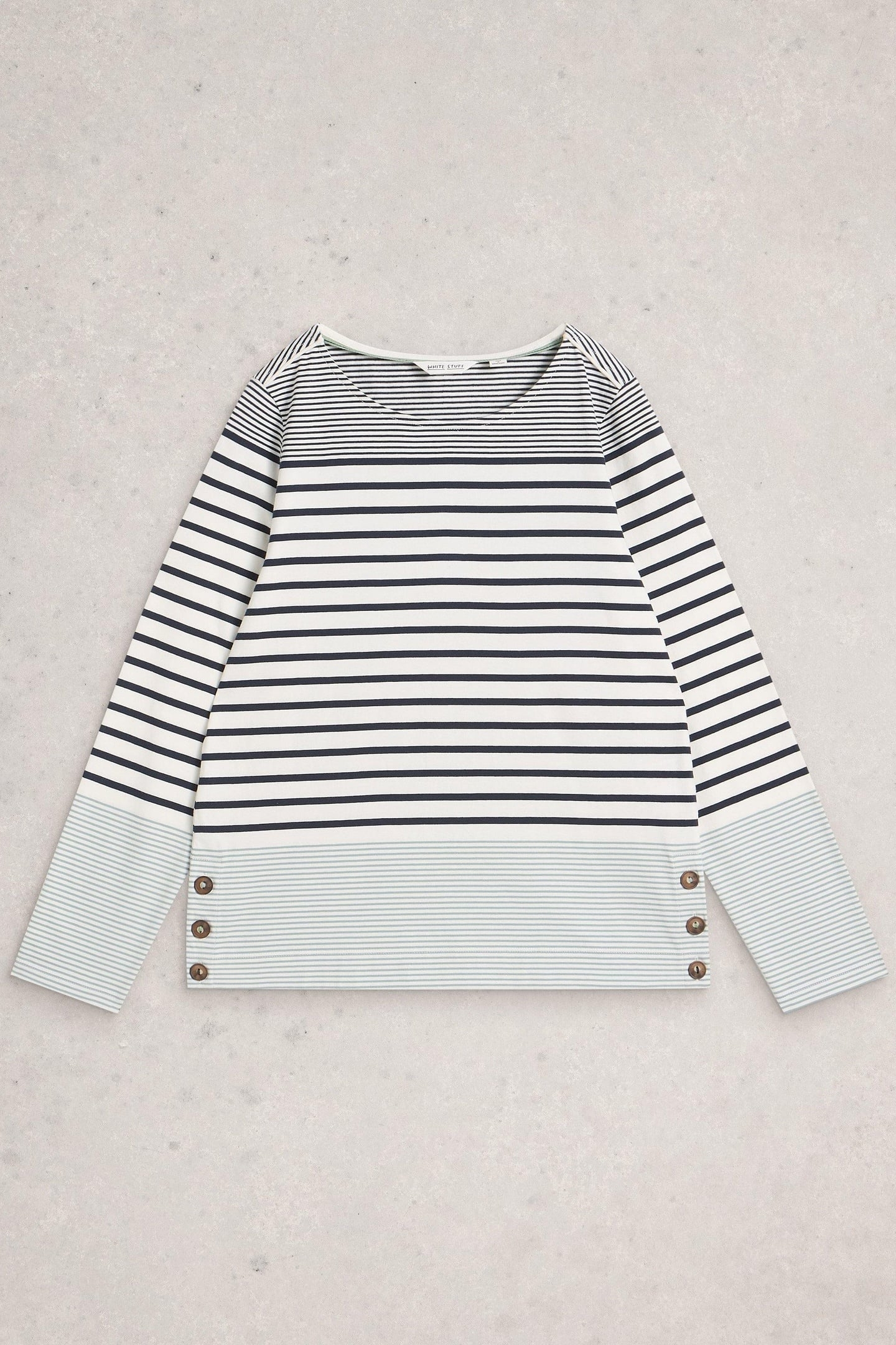 WILLOW LS TOP WHITE MULTI 3