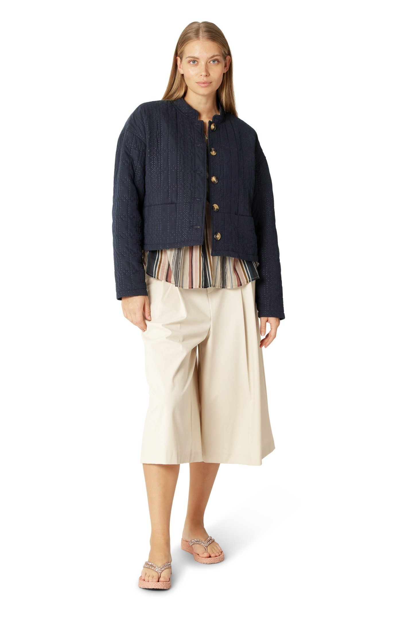 RAIN&OUTERWEAR QUILTTO01 DARK INDIGO 1