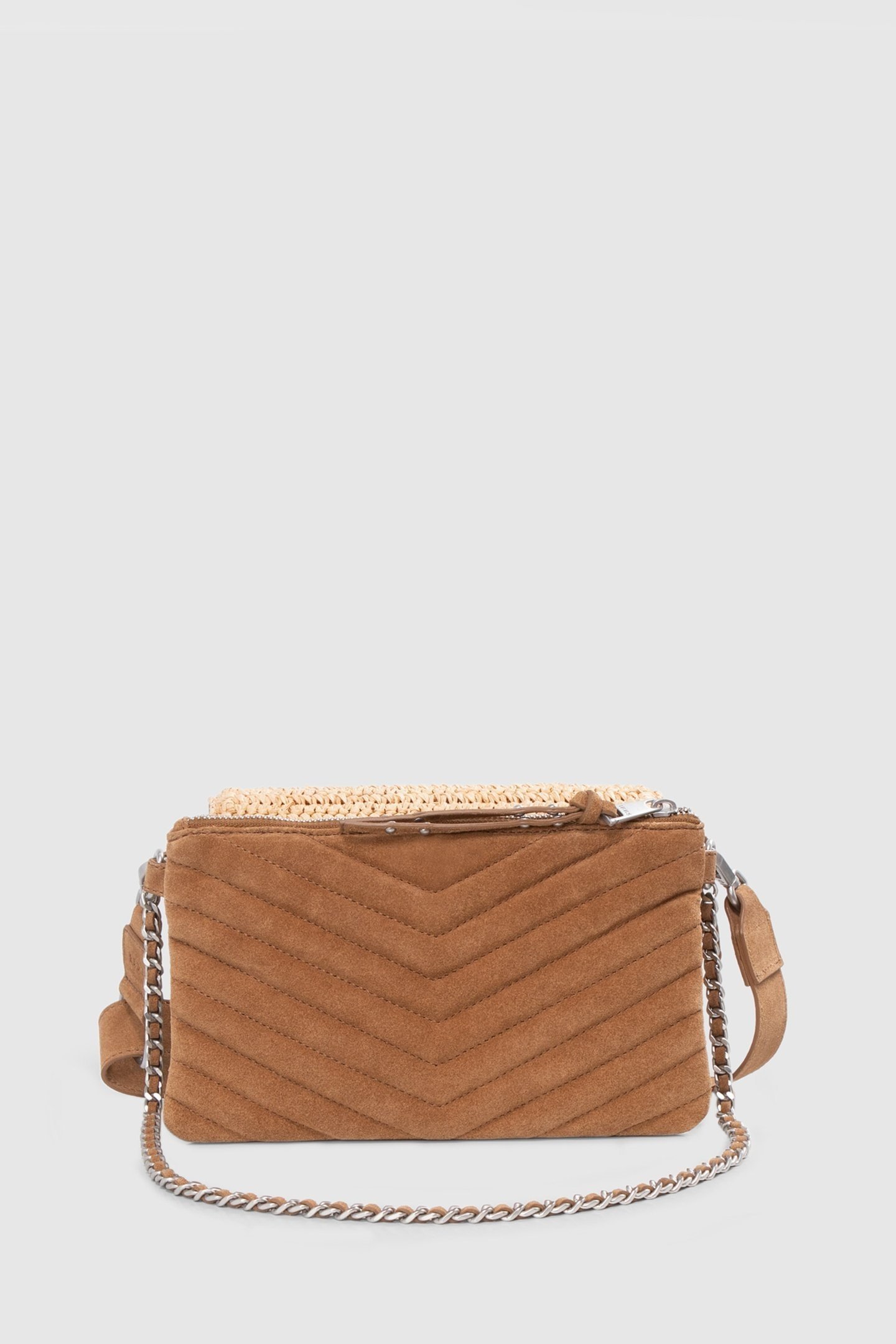 THE 111 BAMBOO BEACH CAMEL MIX RAFFIA AND SUEDE FOR WOMEN 3