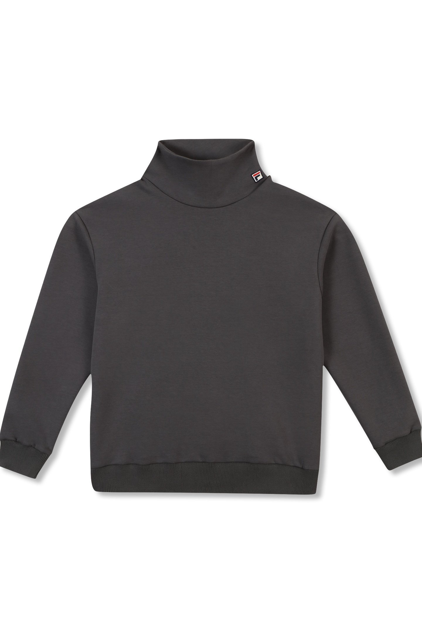 PAGANO LOOSE TURTLENECK SWEATSHIRT DARK SHADOW 5