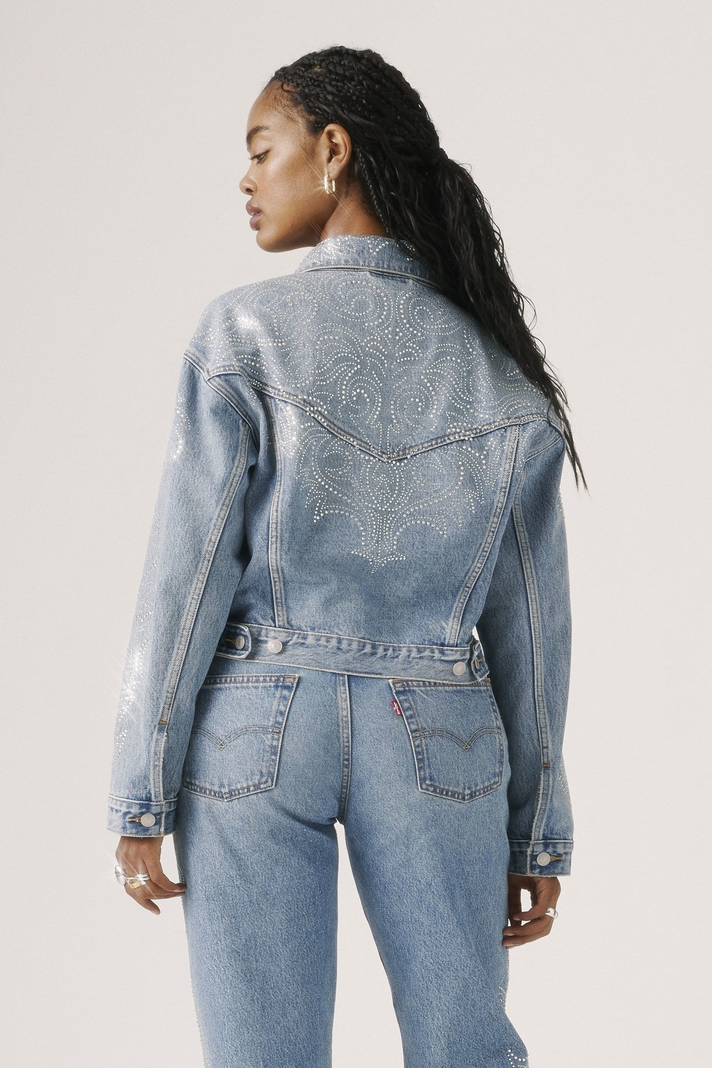 SHRUNKEN 90S NO PLEAT WESTERN CRYSTAL TR 2