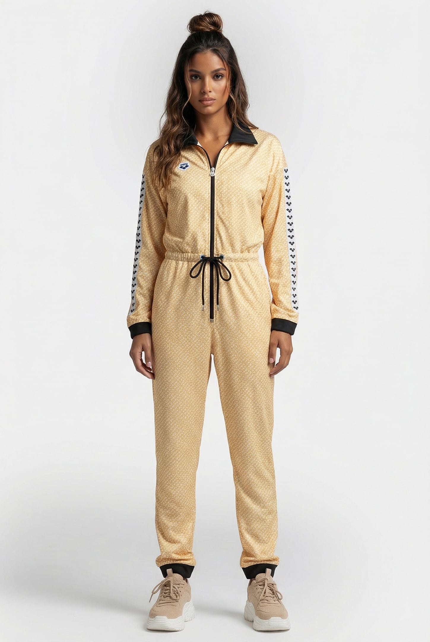 UNISEX CARGO JUMPSUIT TEAM DIAMONDS WHITE YELLOW BLAC 1