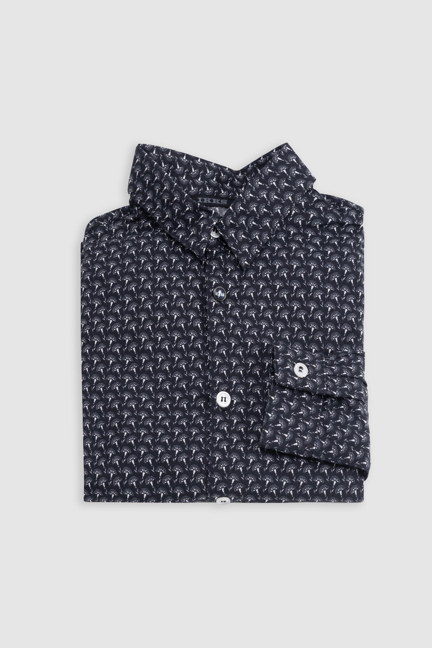 BLACK FLOWERY LIBERTY FABRIC SHIRT 3