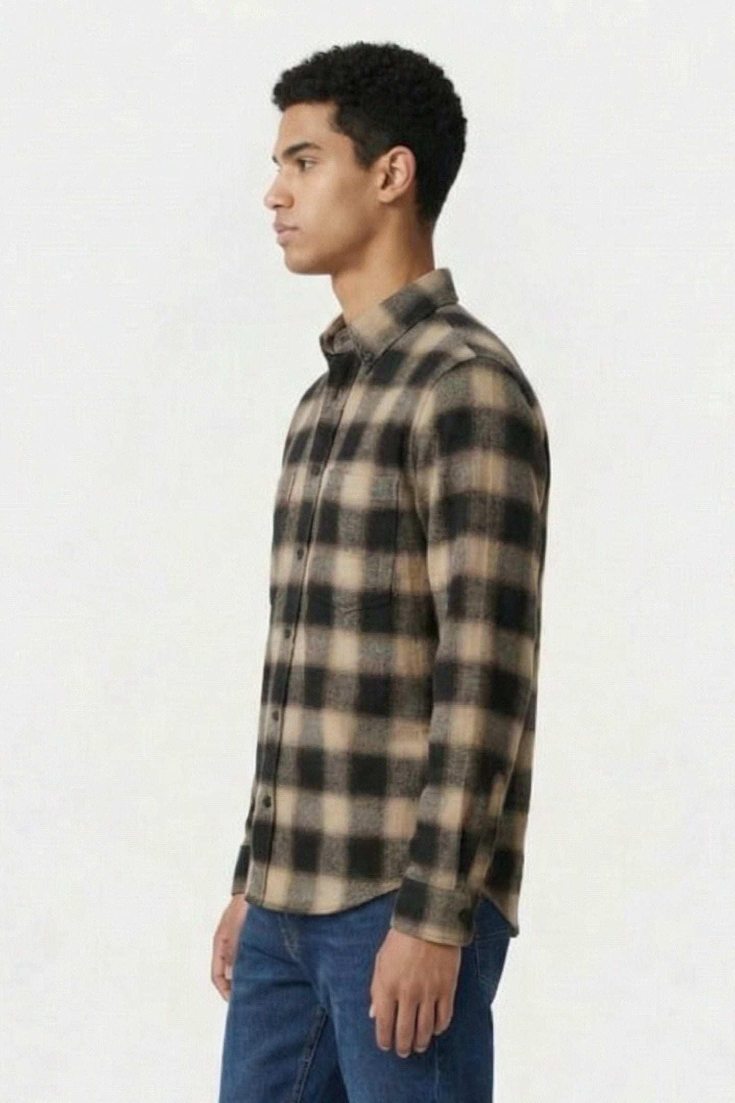 FLOYD SHIRT MIXED BEIGE 3