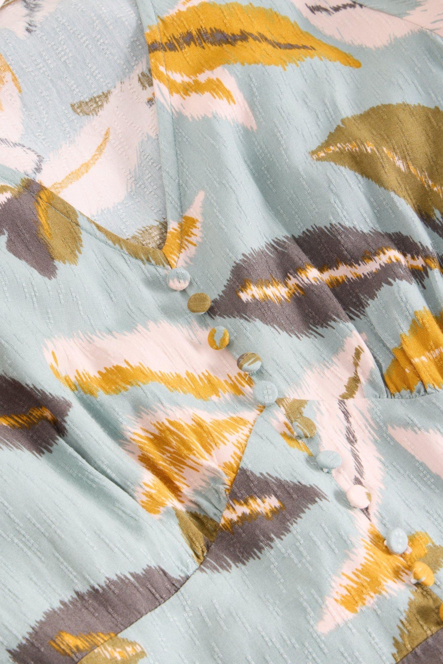 HAZEL BIAS CUT DRESS BLUE MULTI 5