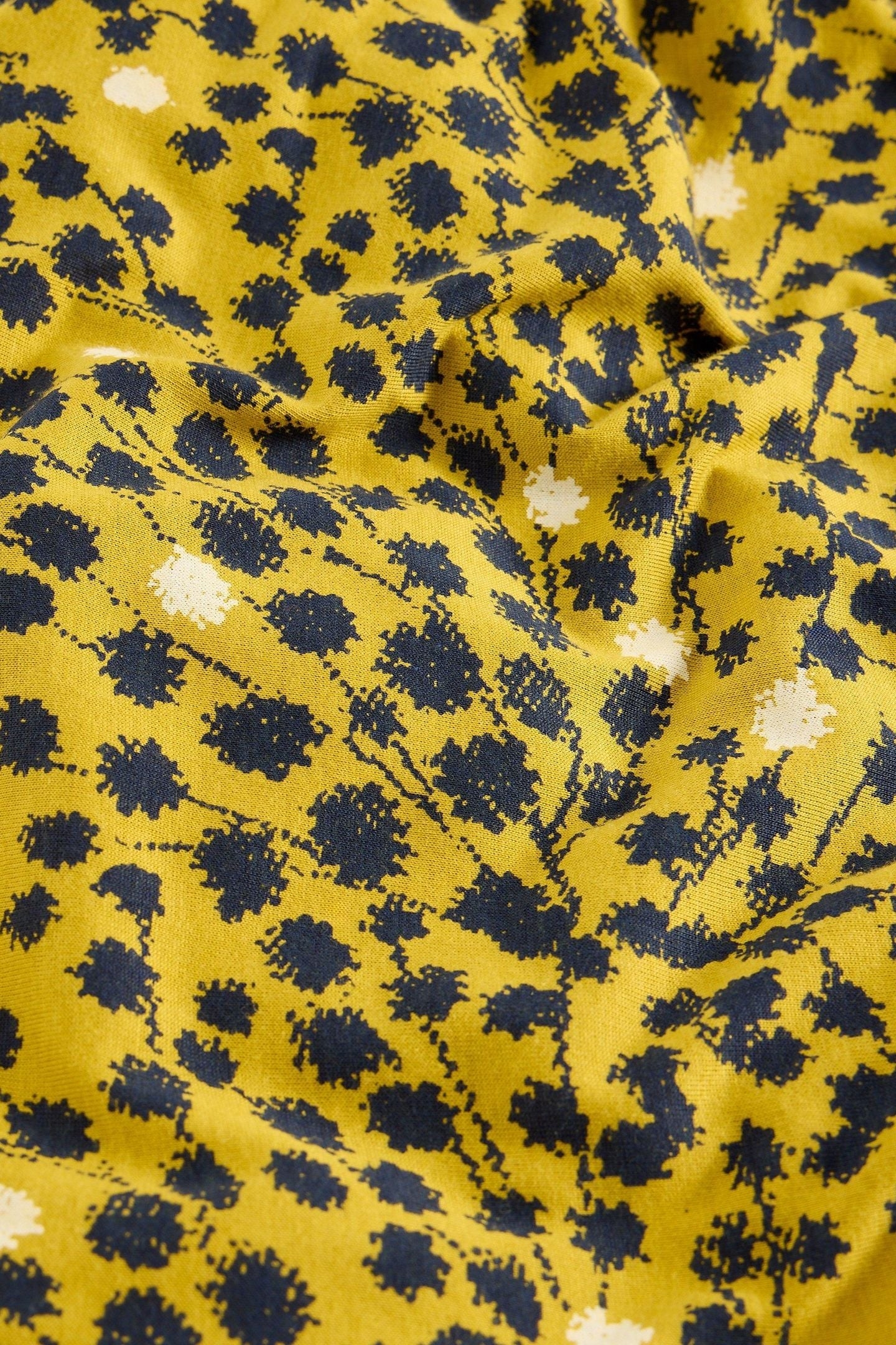 MADELINE JERSEY DRESS CHARTREUSE MULTI 4