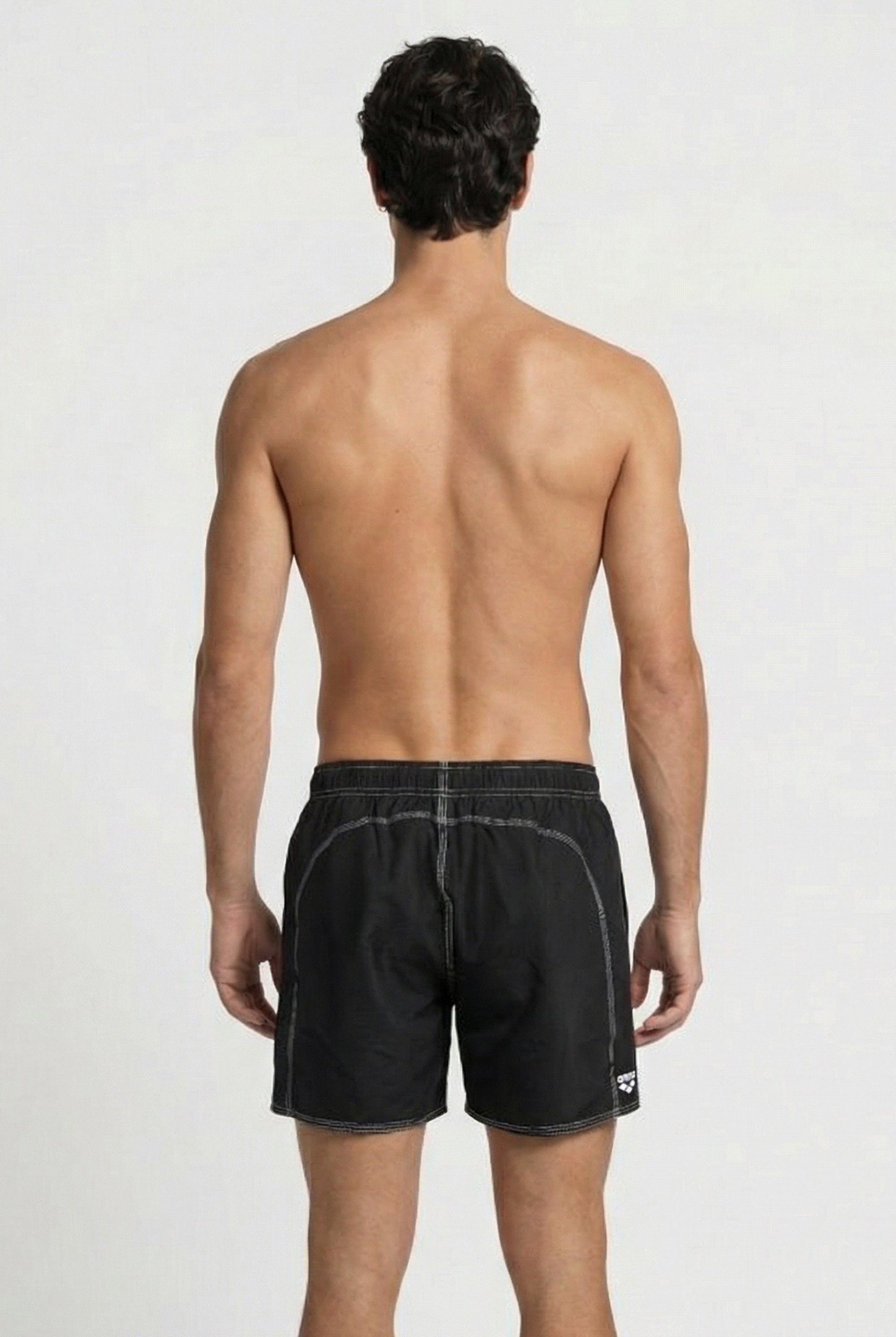 FUNDAMENTALS SOLID BOXER BLACK-WHITE 2