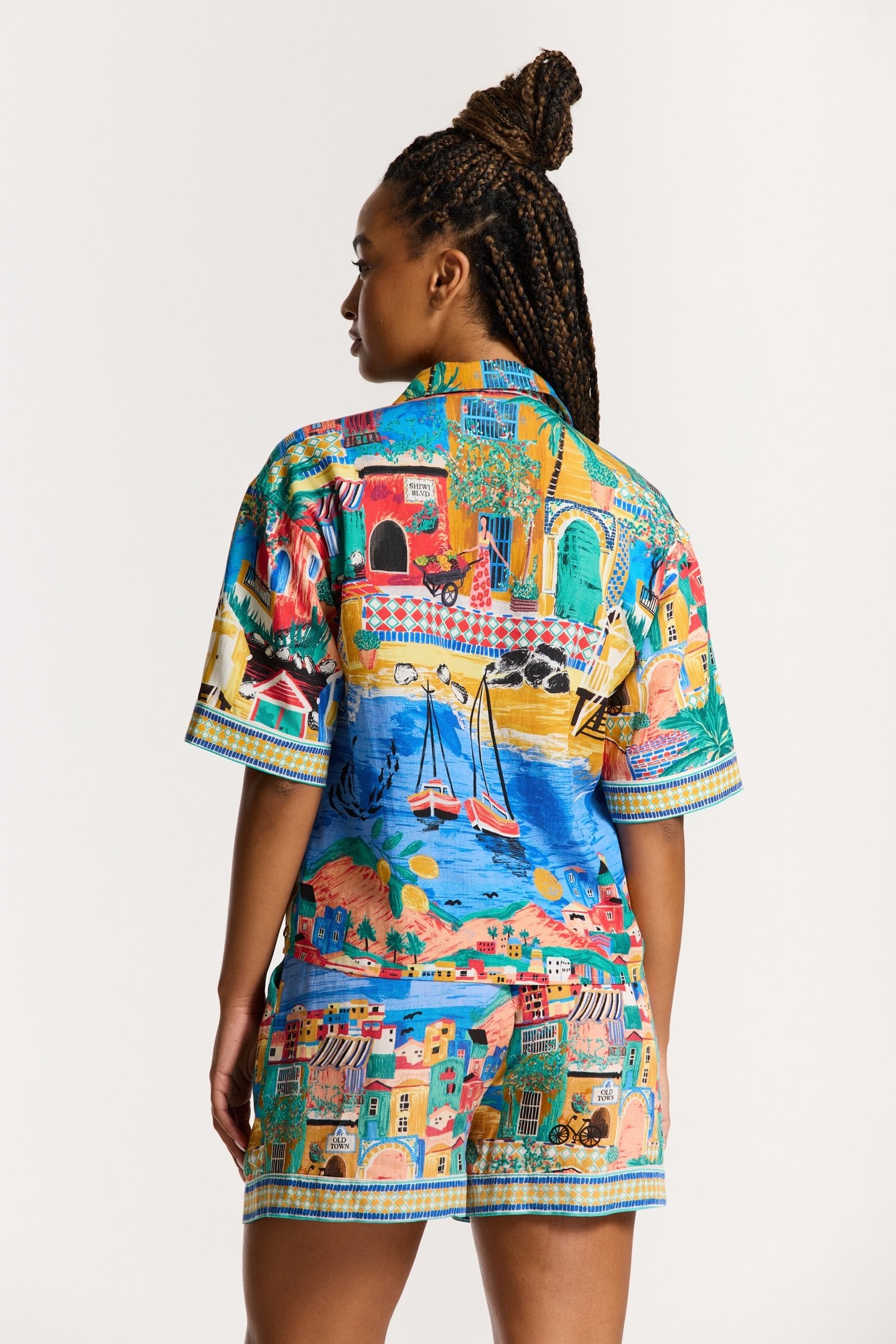 MILLIE SHORTS SHIWI ISLAND MULTI BRIGHT SHIWI ISLAND 6