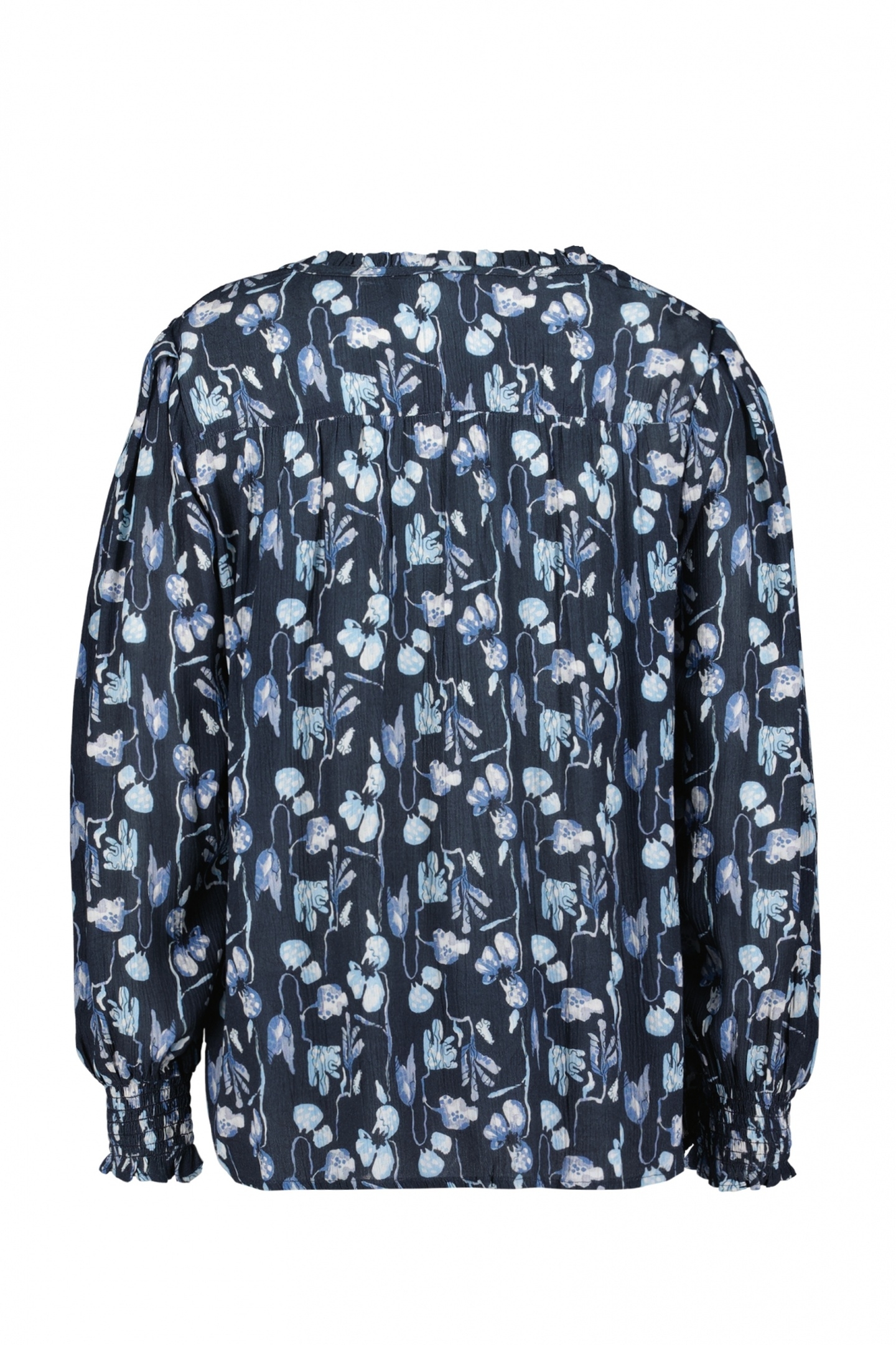 BLOUSE VIENNA DARKBLUE AMBIANCE XS PRINT 4