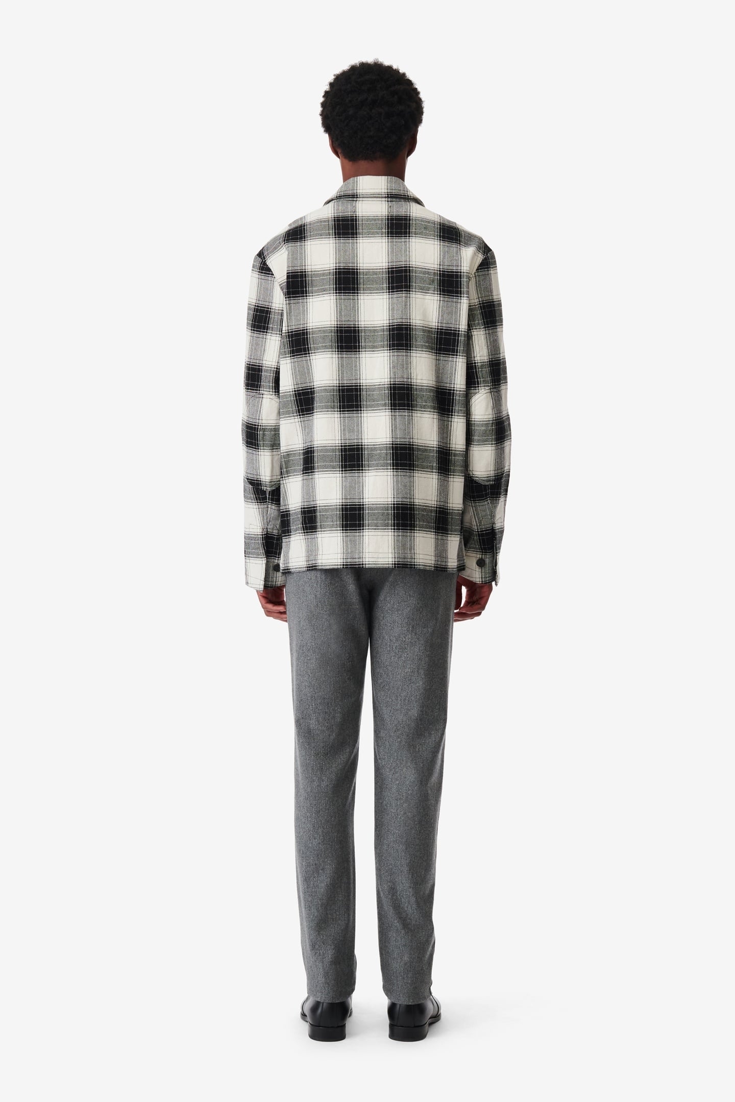 FULVIO OVERSHIRT MIXED WHITE 3