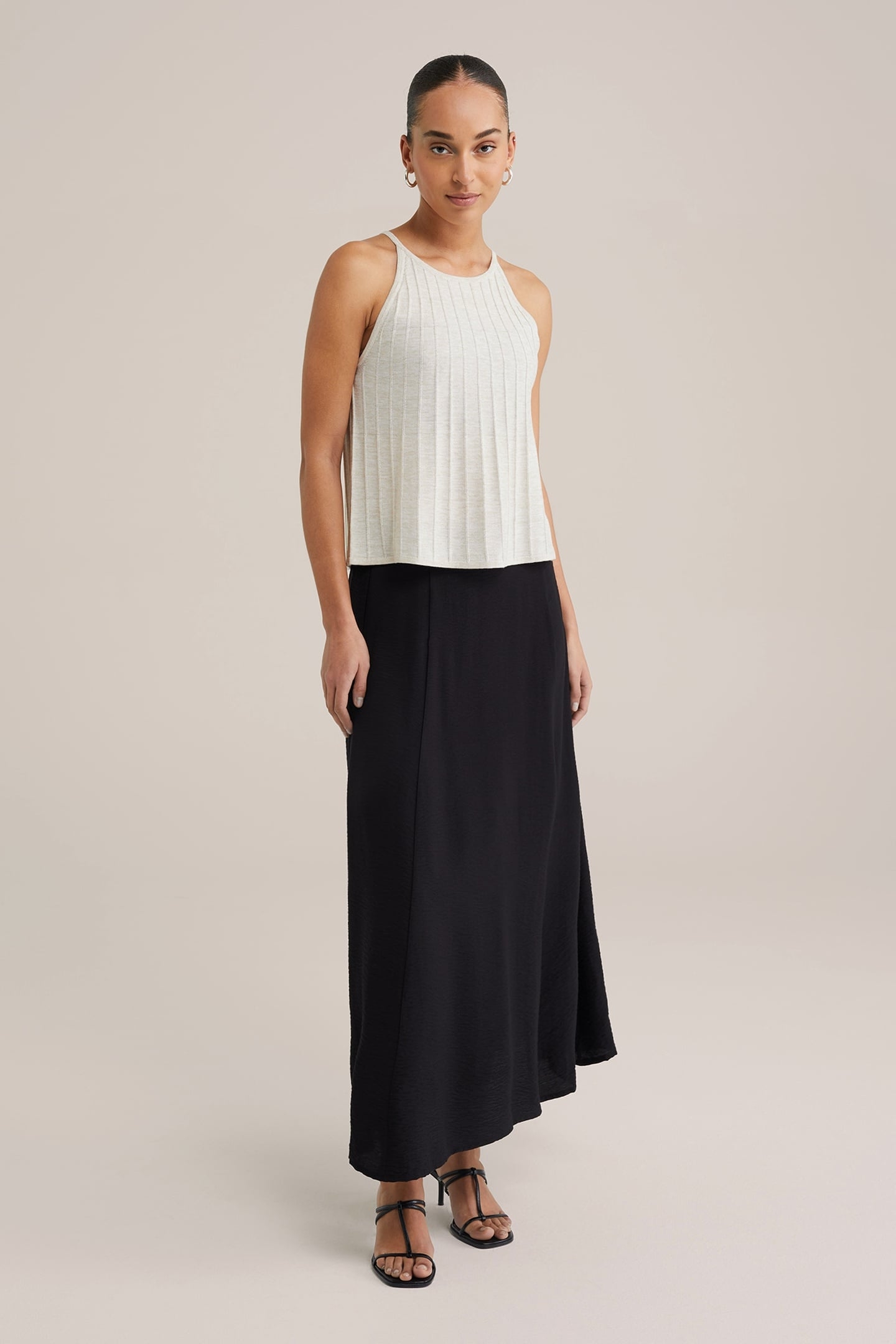 KNITTED PULLOVER BEIGE 1