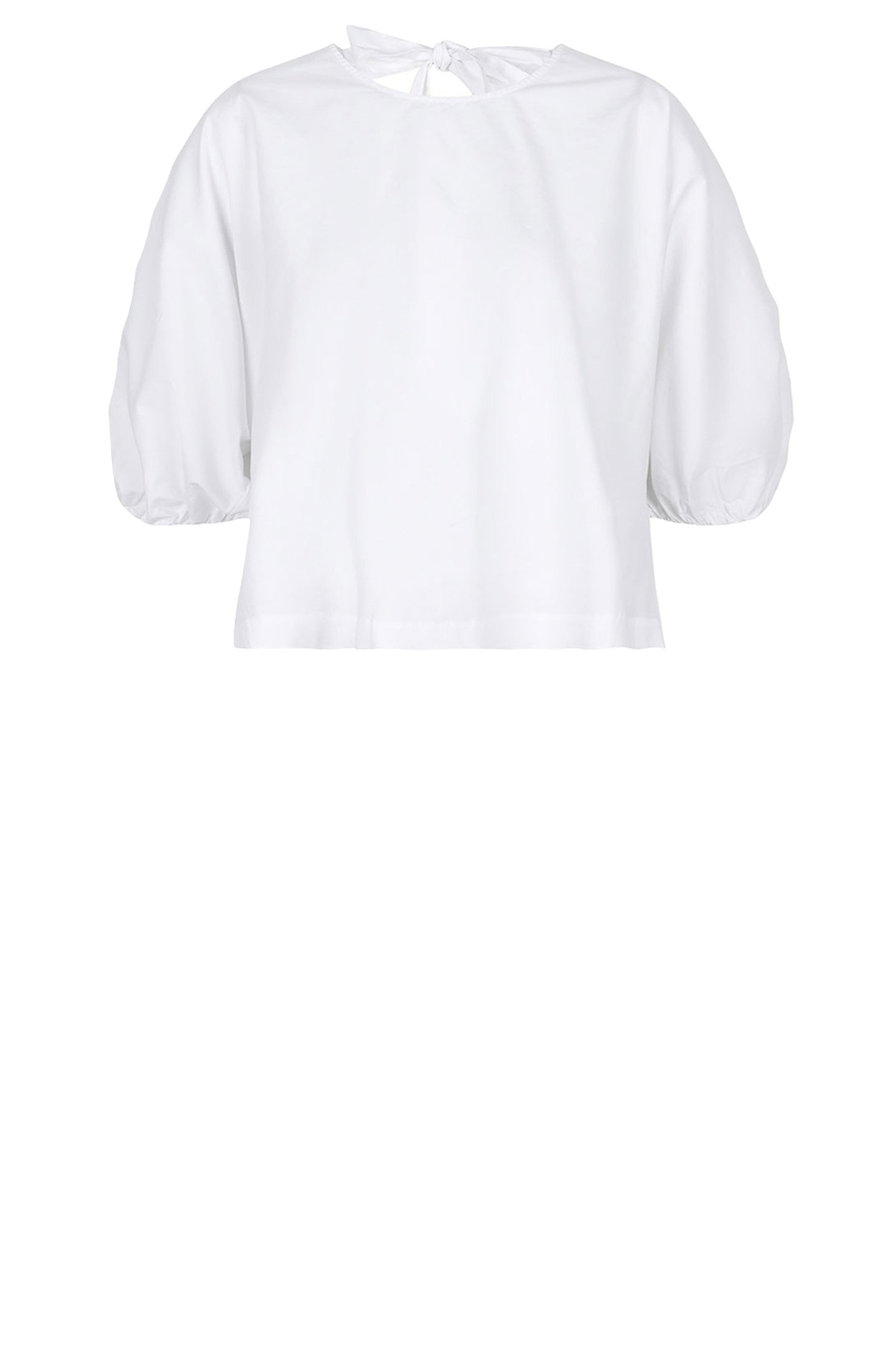 RIANN BALLOON SLEEVE TOP OPTIC WHITE 4