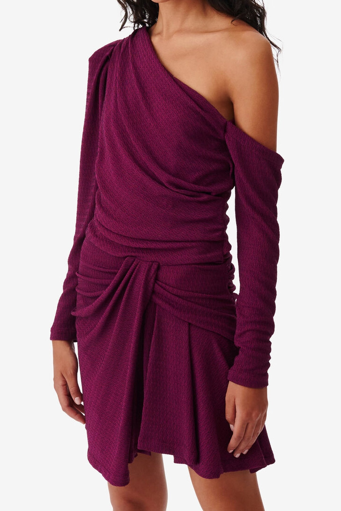 MERIMI DRESS FUSHIA/BLACK 2