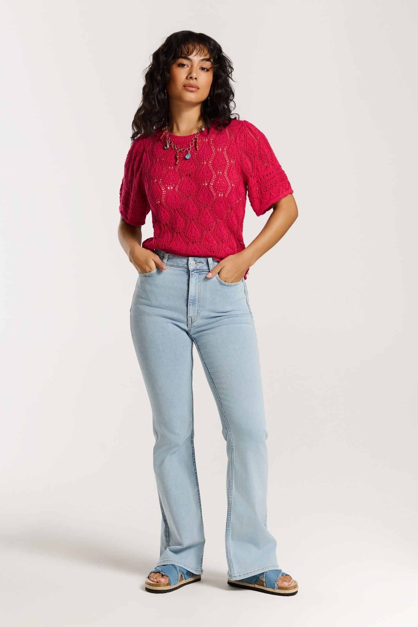 HANNAH SWEATER RED CERISE 2