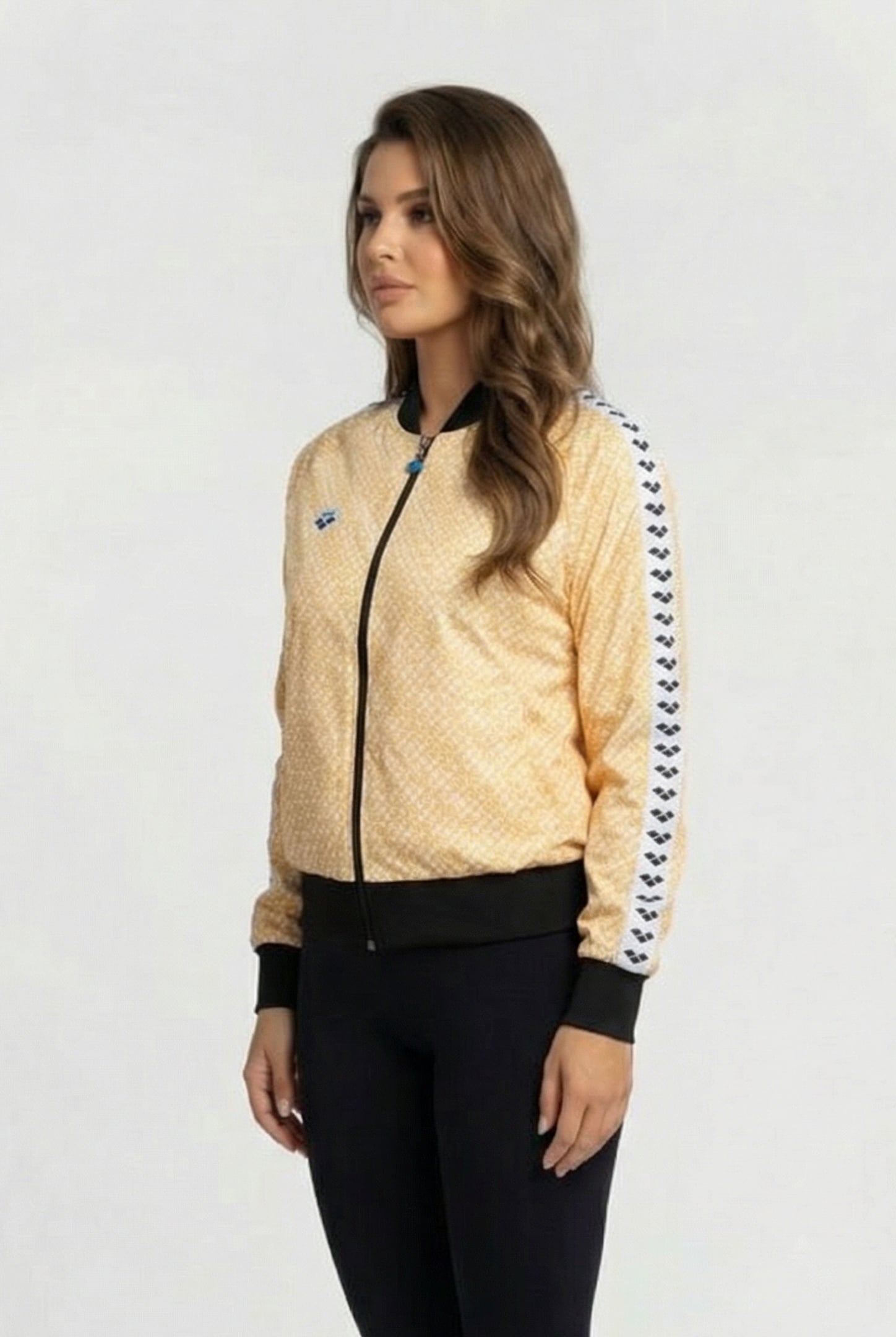 W RELAX IV TEAM JACKET DIAMONDS WHITE YELLOW BLAC 3