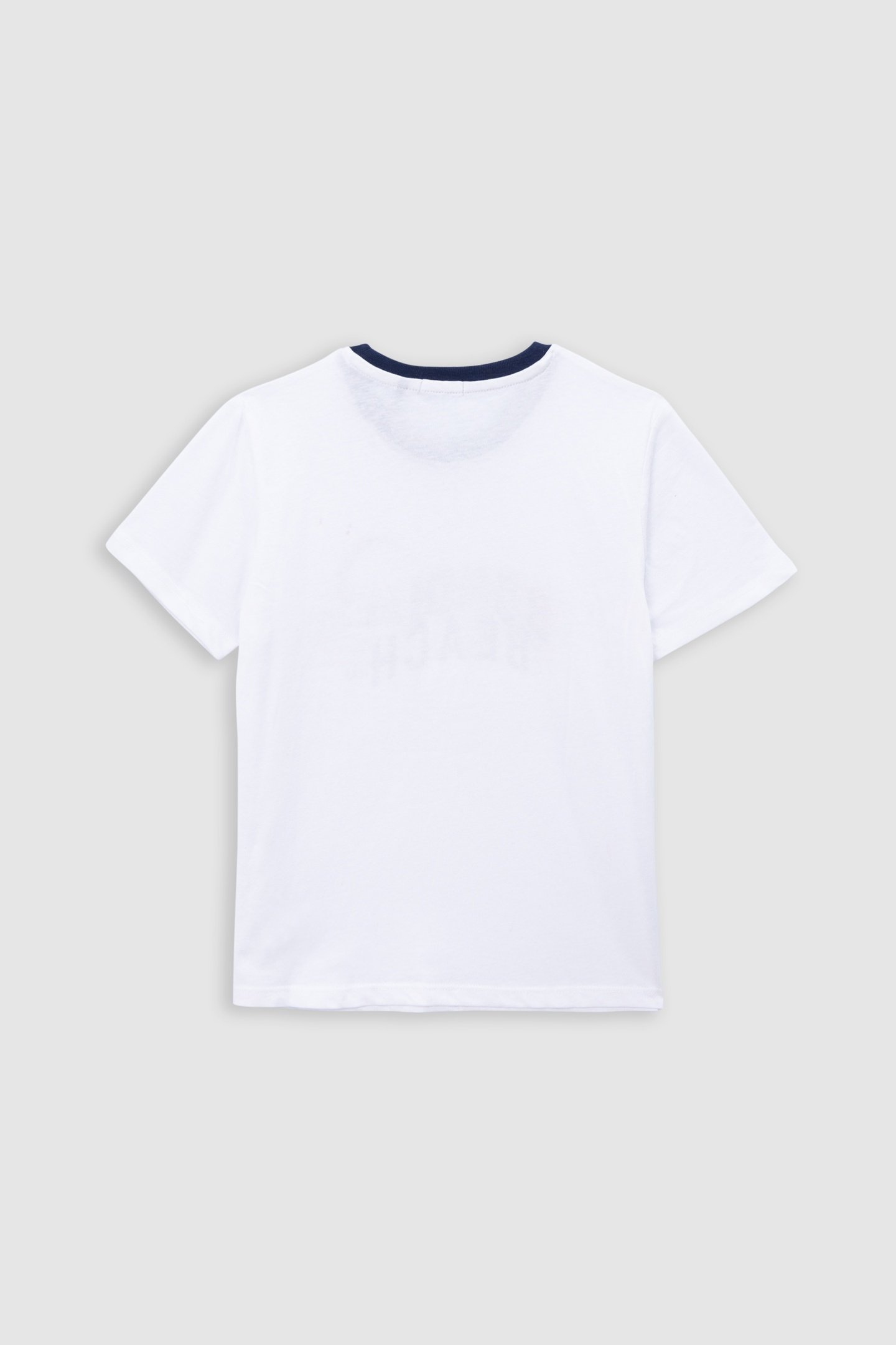 WHITE ORGANIC COTTON T-SHIRT WITH KITE STRIPES 3