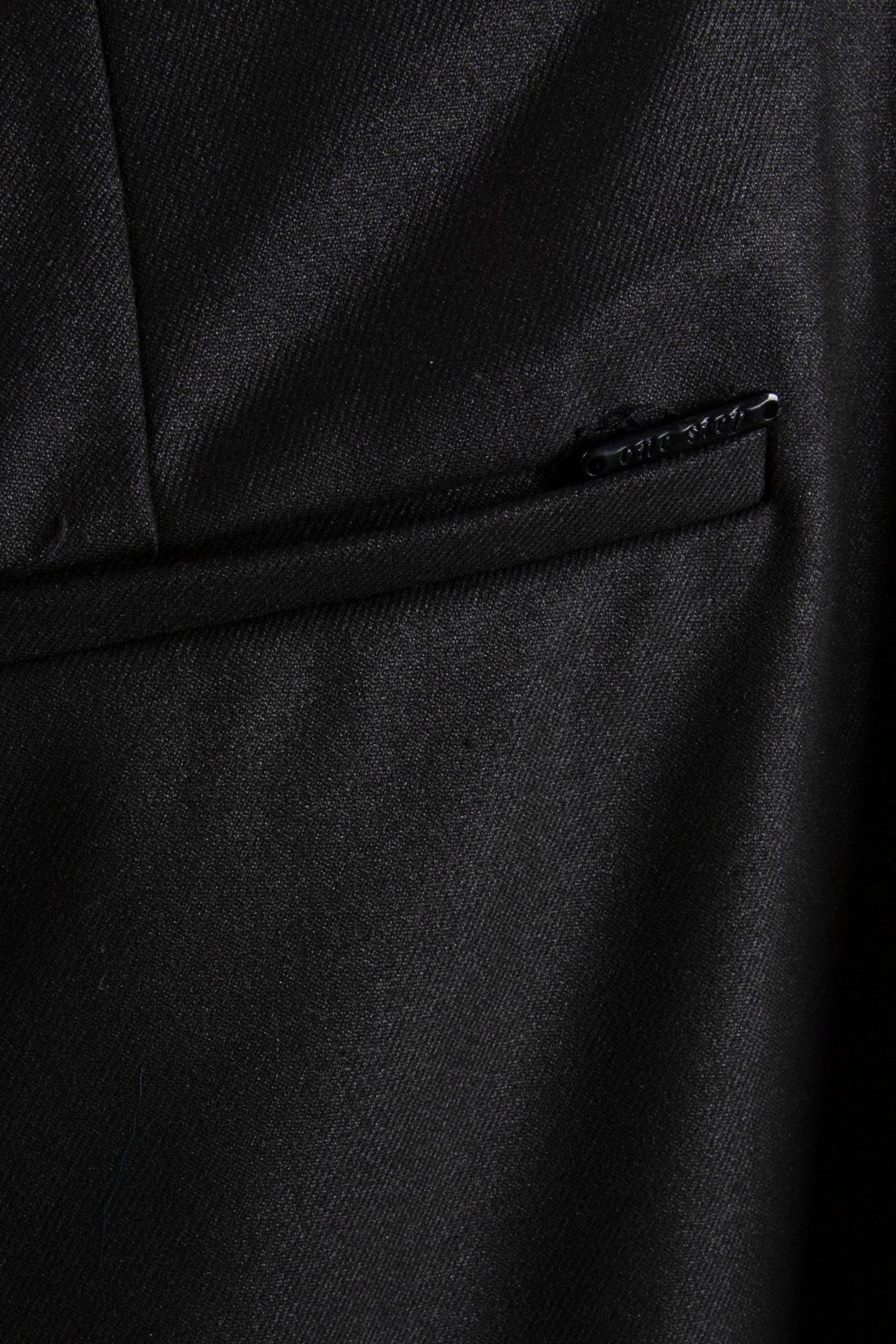 PAN - BLACK COATED CIGARETTE PANTS HIGH WAIST 7/8 4