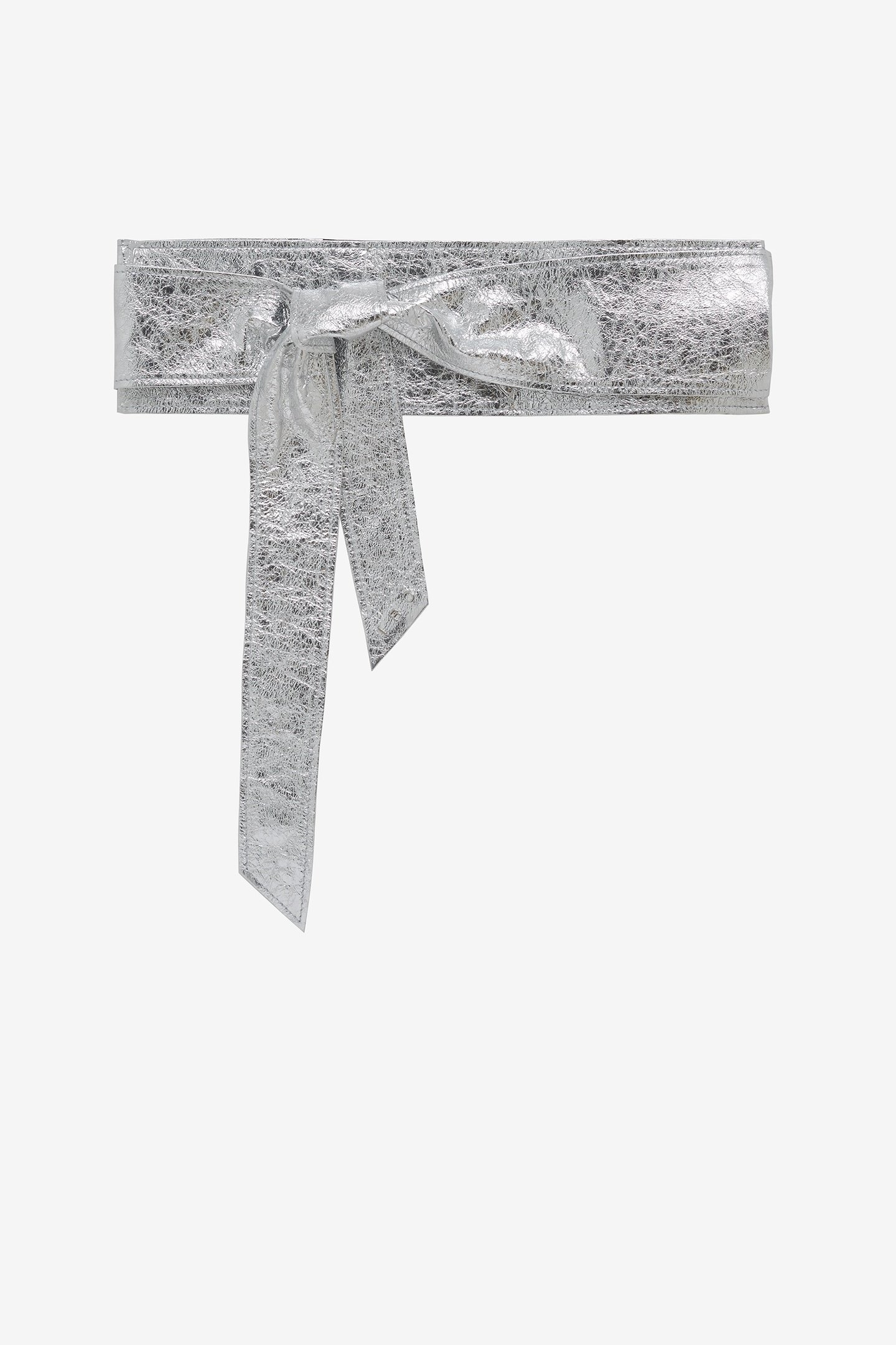 NERA SILVER OBI BELT SILVER 1