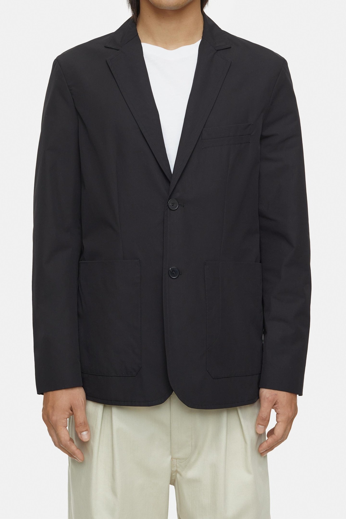 SINGLE BREASTED BLAZER BLACK 2