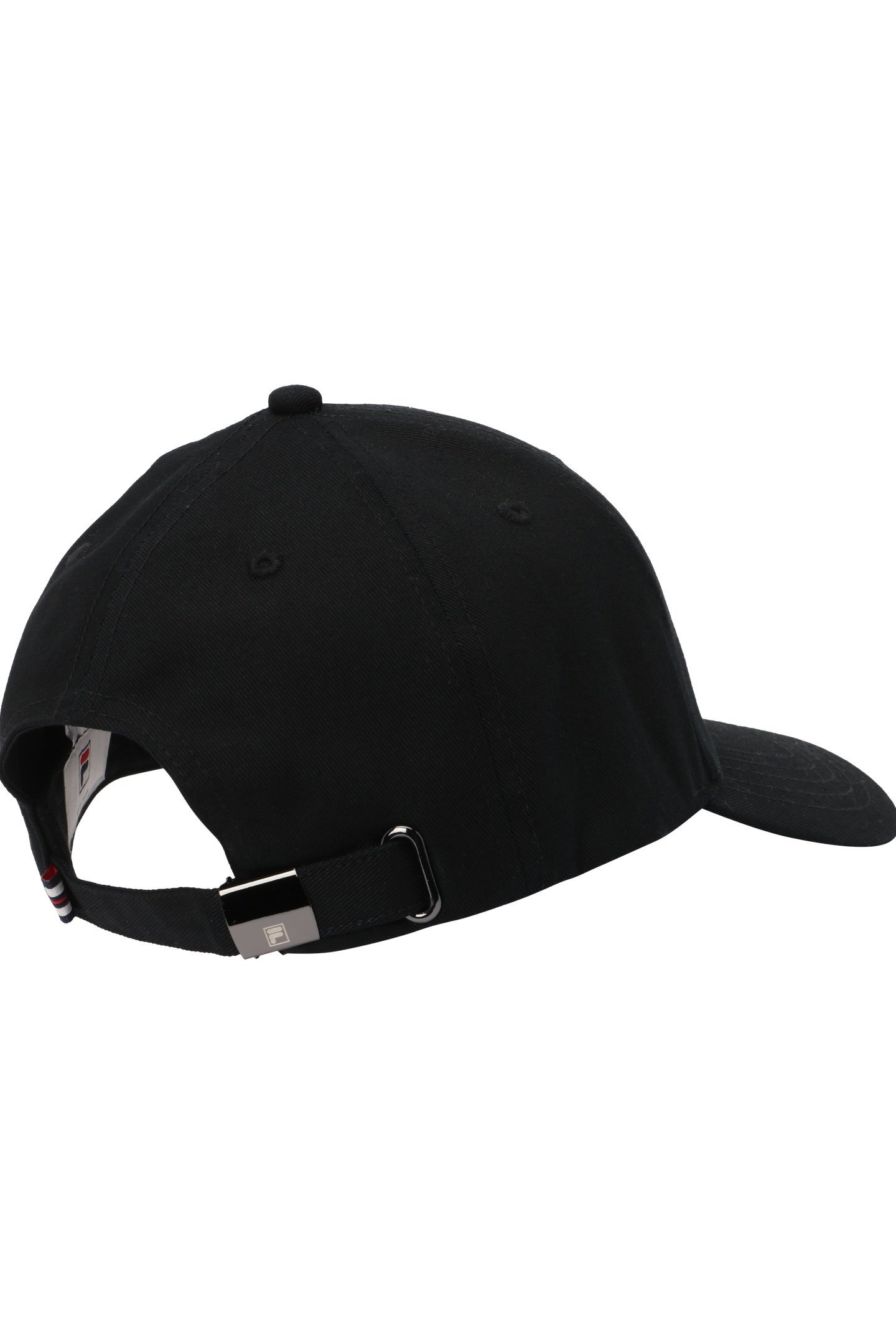 UNISEX BIELLA 6 PANEL LOGO CAP BLACK 2
