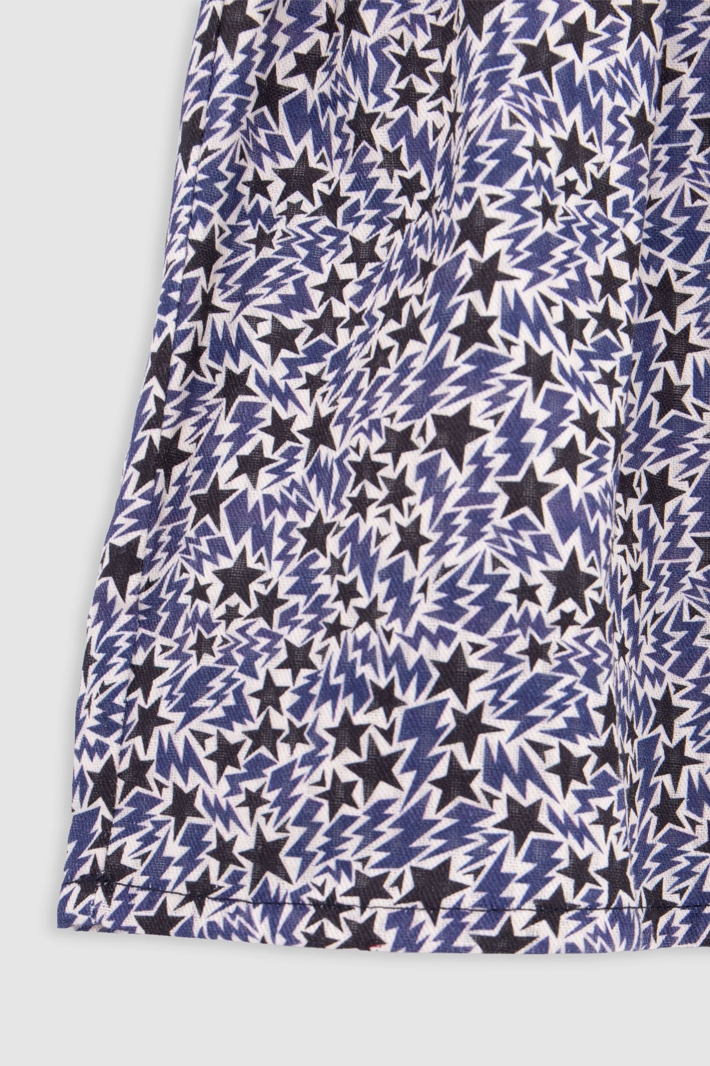 GIRL’S ECRU ORGANIC COTTON LIGHTNING-STARS PRINT SKIRT 4