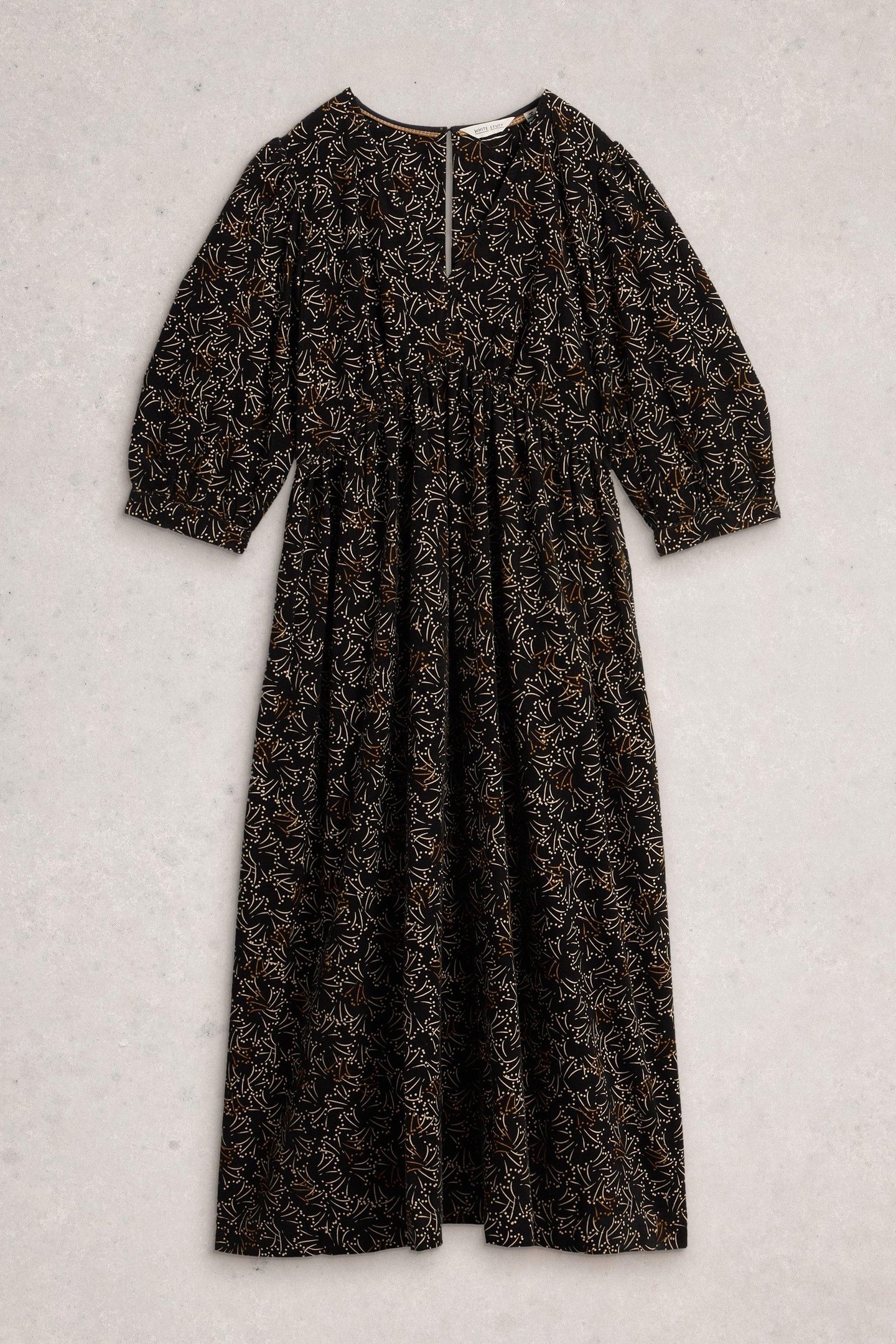 LUCY CORD DRESS BLACK MULTI 3