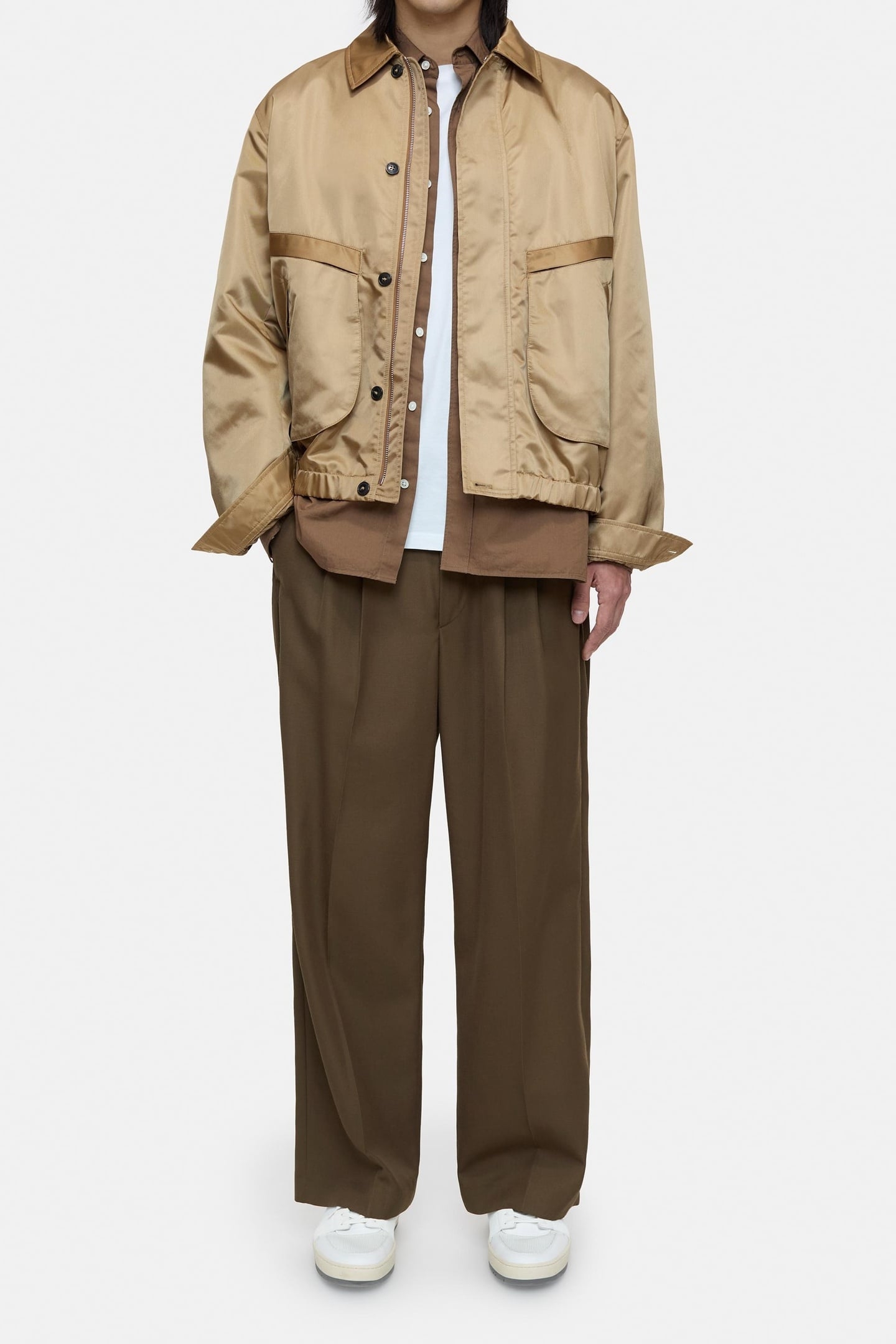 SHORT BLOUSON URBAN BEIGE 1