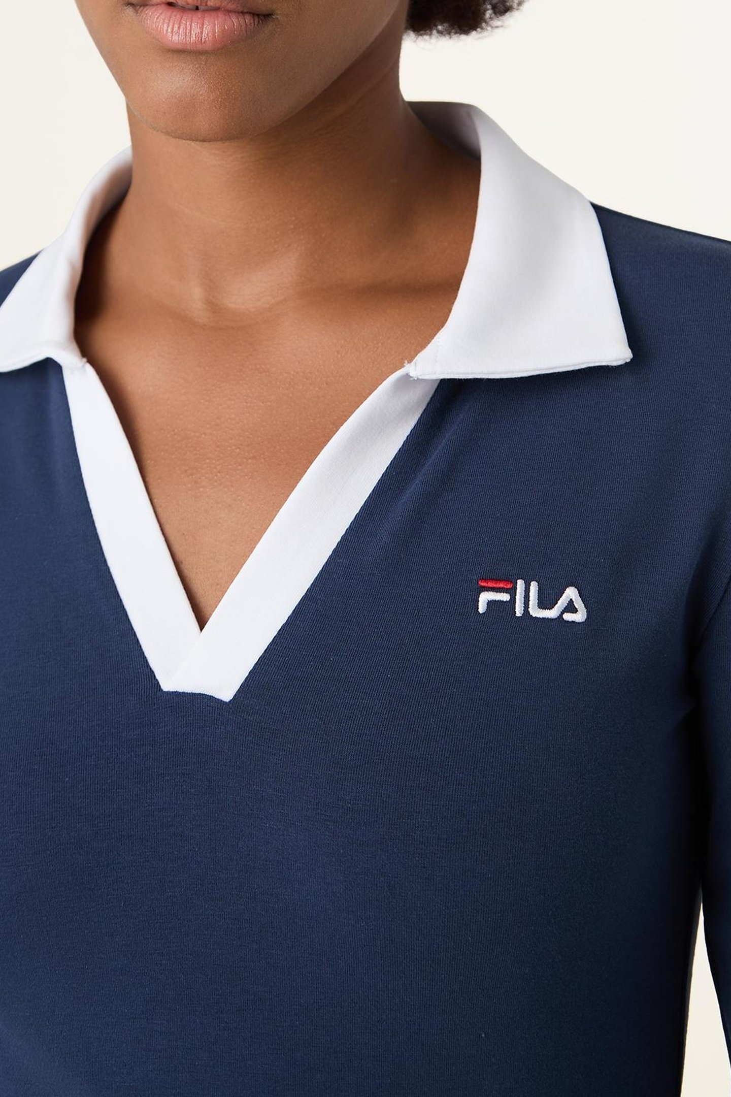 CERRIONE SLIM JOHNNY COLLAR TOP BLACK IRIS 6