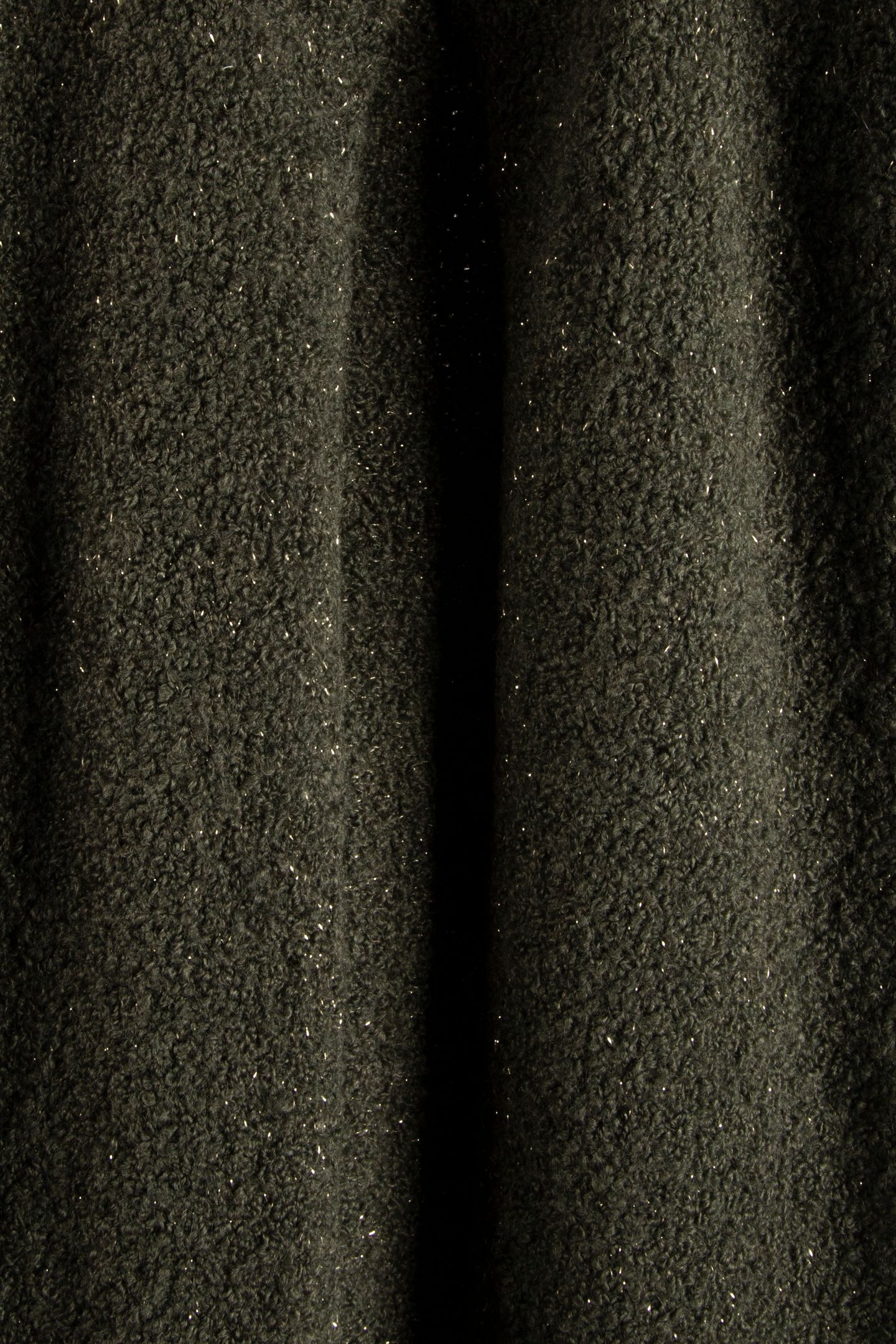 TESSA - KHAKI SLEEVELESS CARDIGAN WITH LUREX KNIT 4