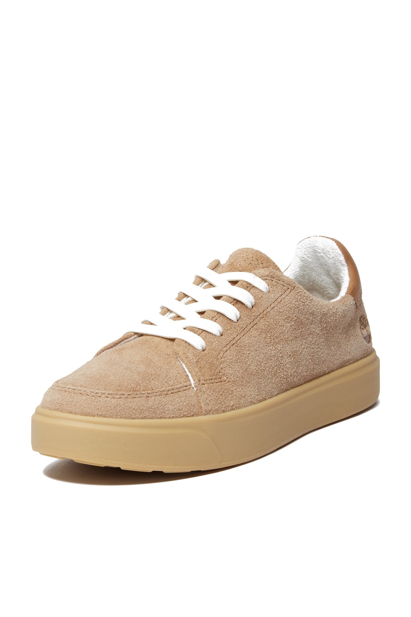 EMERSON STREET LOW LACE UP SNEAKER MEDIUM BEIGE SUEDE 4