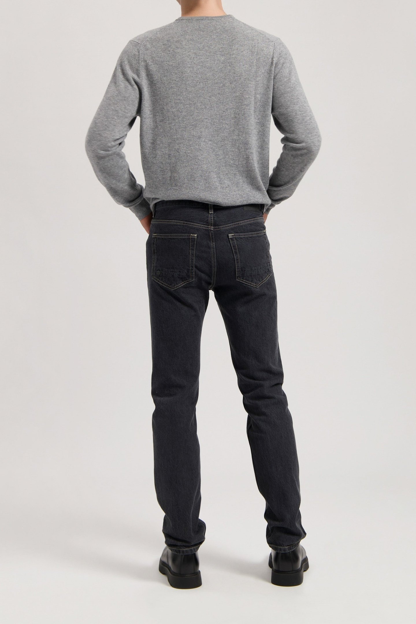 JOHN MID STRAIGHT MEDIUM BLACK 7